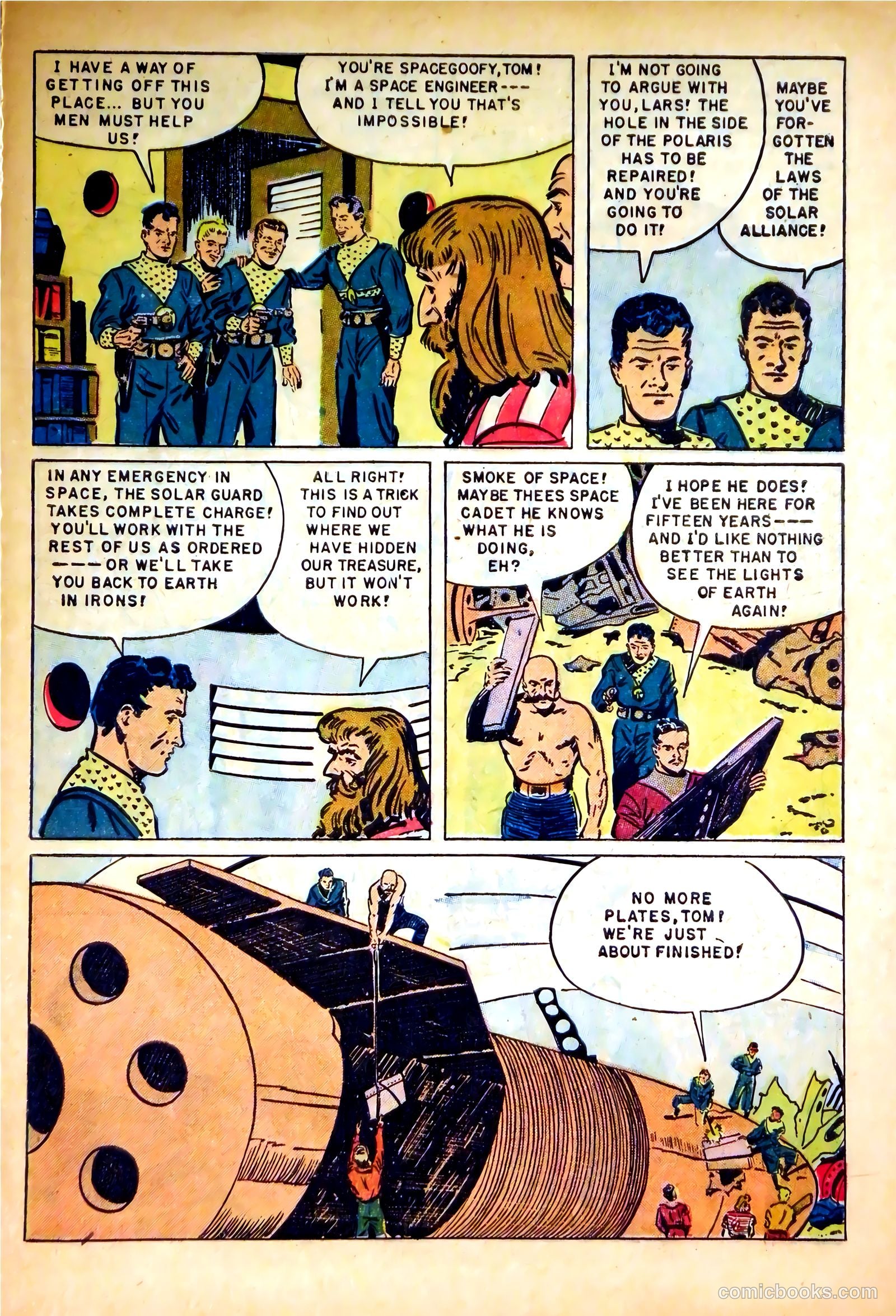 Tom Corbett Space Cadet #8 (1954) — page 31 of 36