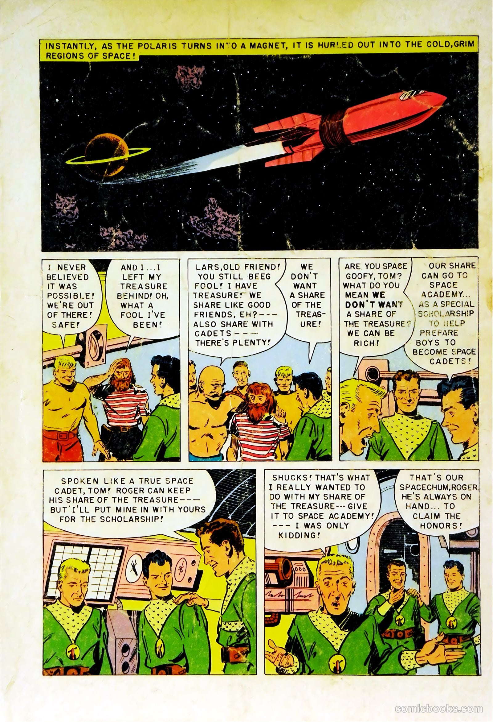 Tom Corbett Space Cadet #8 (1954) — page 36 of 36