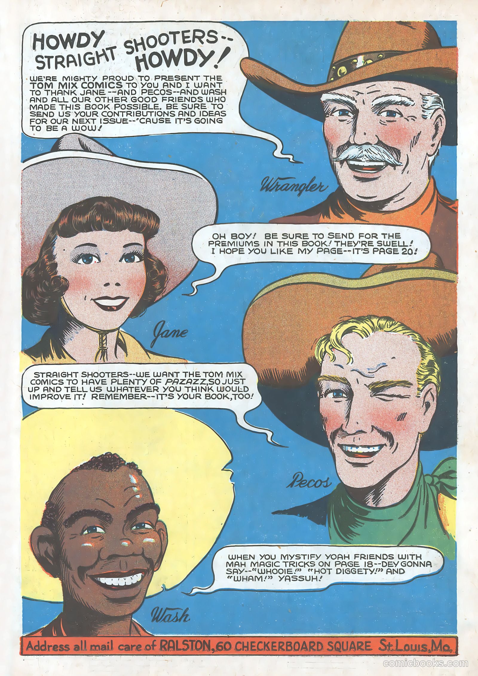 Tom Mix Comics #1 (1940) — page 3 of 34
