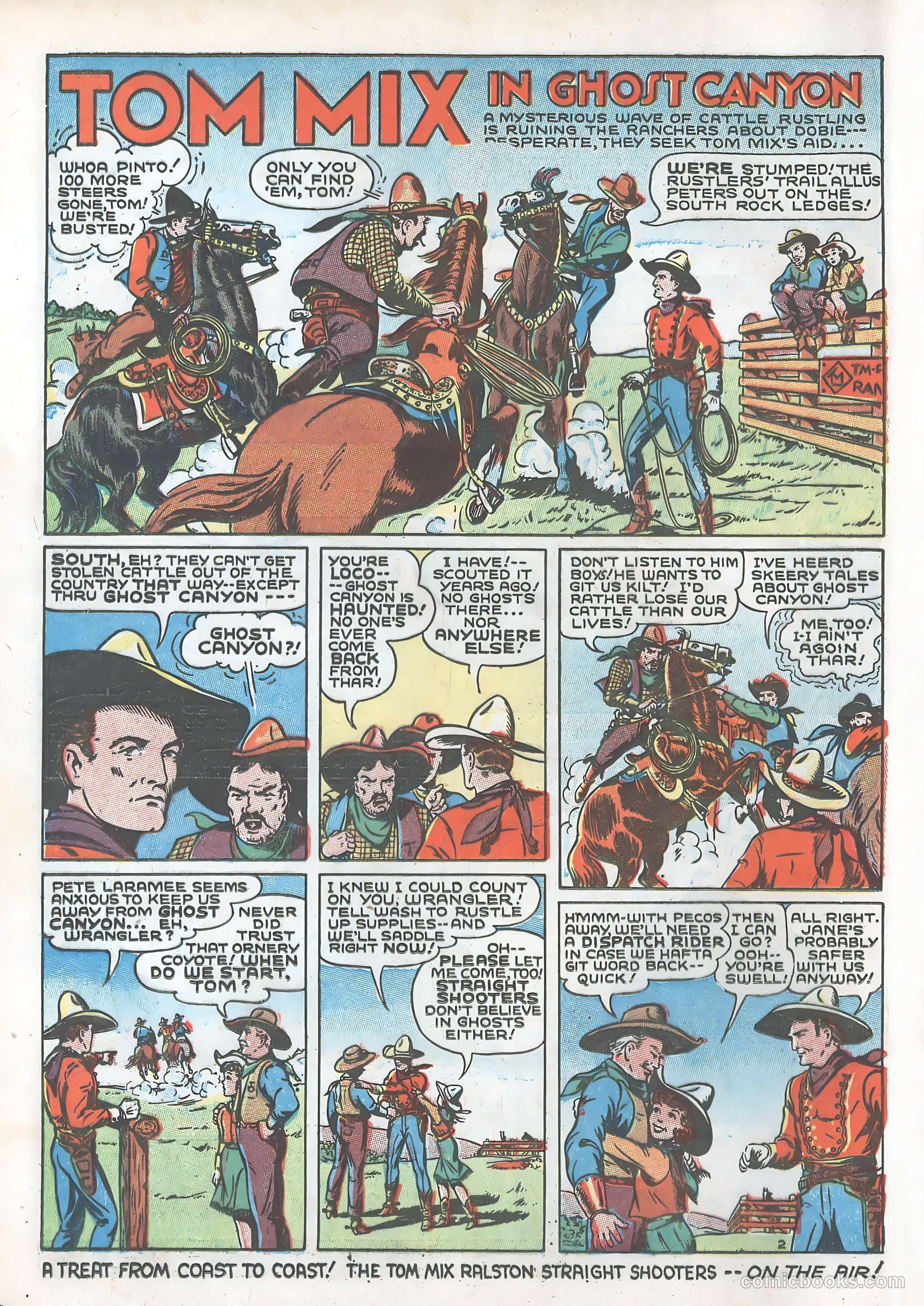Tom Mix Comics #1 (1940) — page 4 of 34