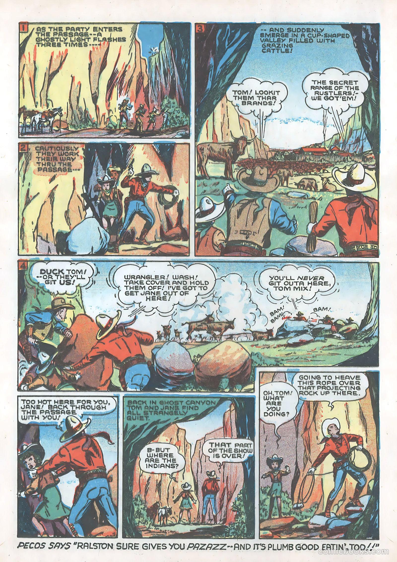 Tom Mix Comics #1 (1940) — page 8 of 34