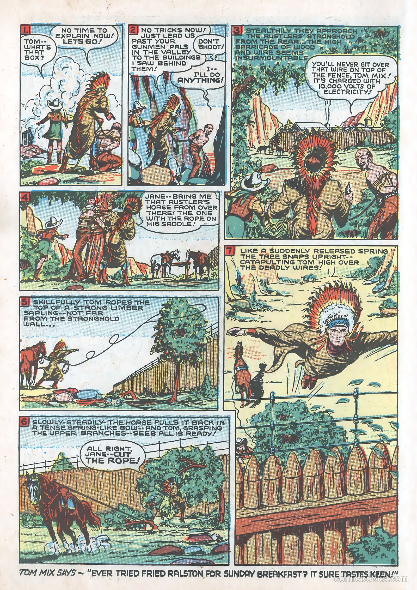 Tom Mix Comics #1 (1940) — page 10 of 34