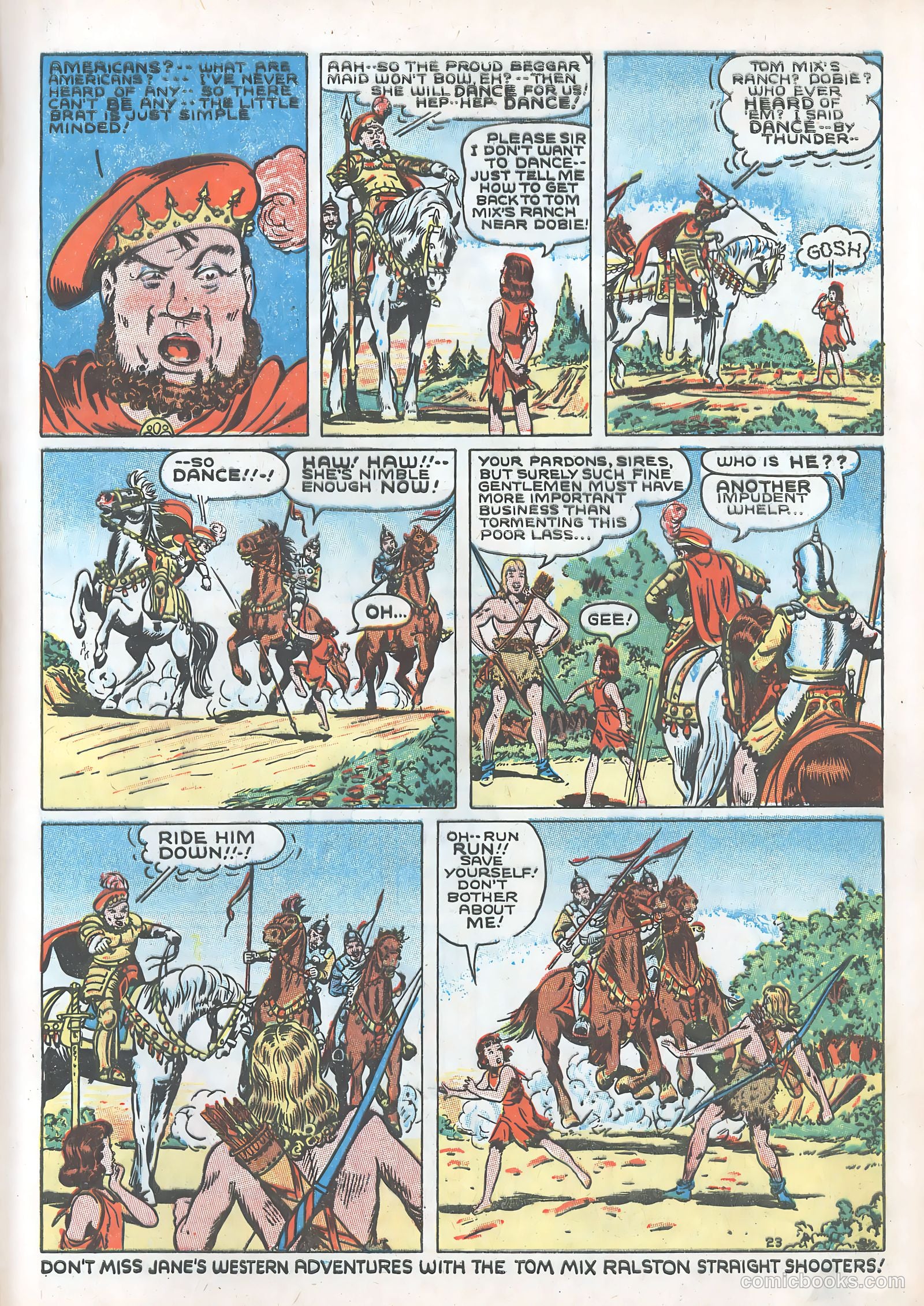 Tom Mix Comics #1 (1940) — page 23 of 34