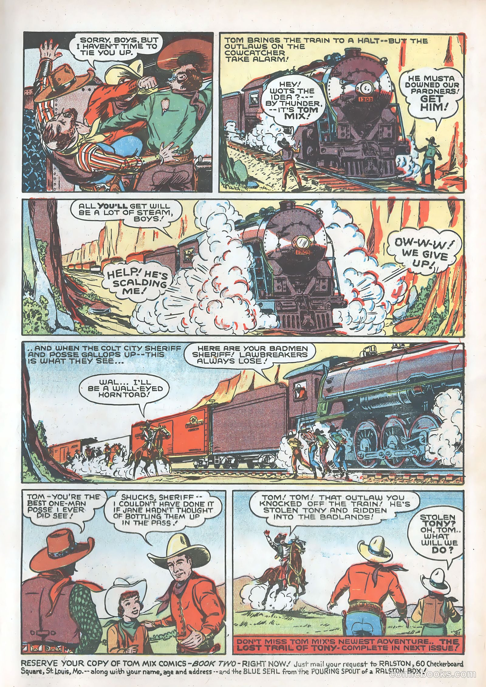 Tom Mix Comics #1 (1940) — page 31 of 34