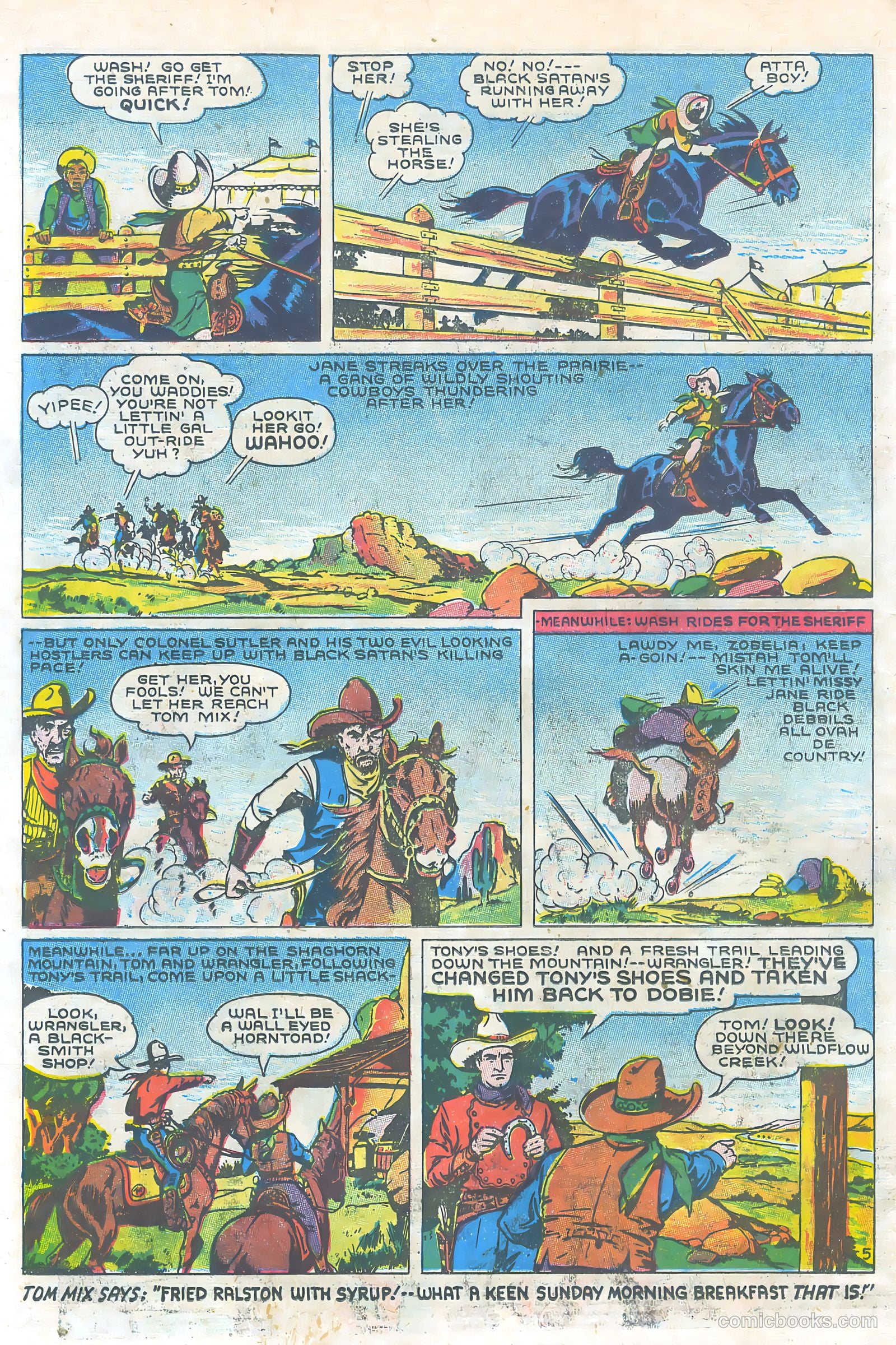 Tom Mix Comics #2 (1940) — page 6 of 35