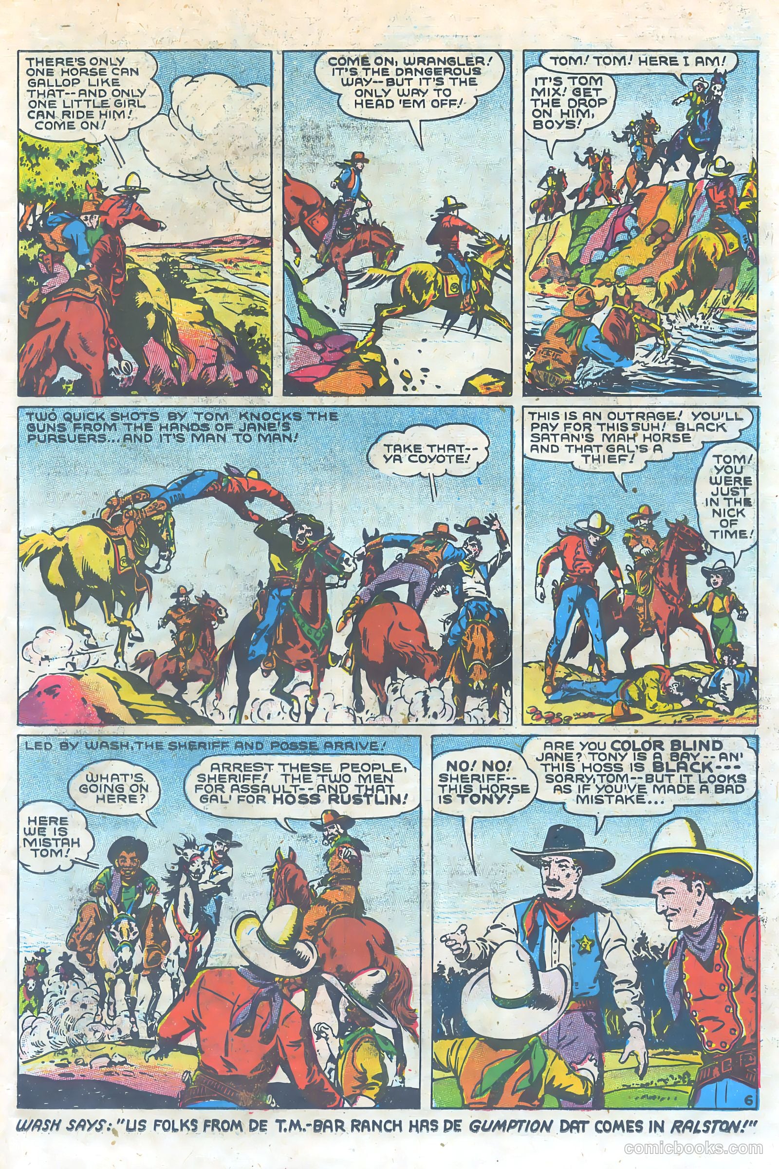 Tom Mix Comics #2 (1940) — page 7 of 35