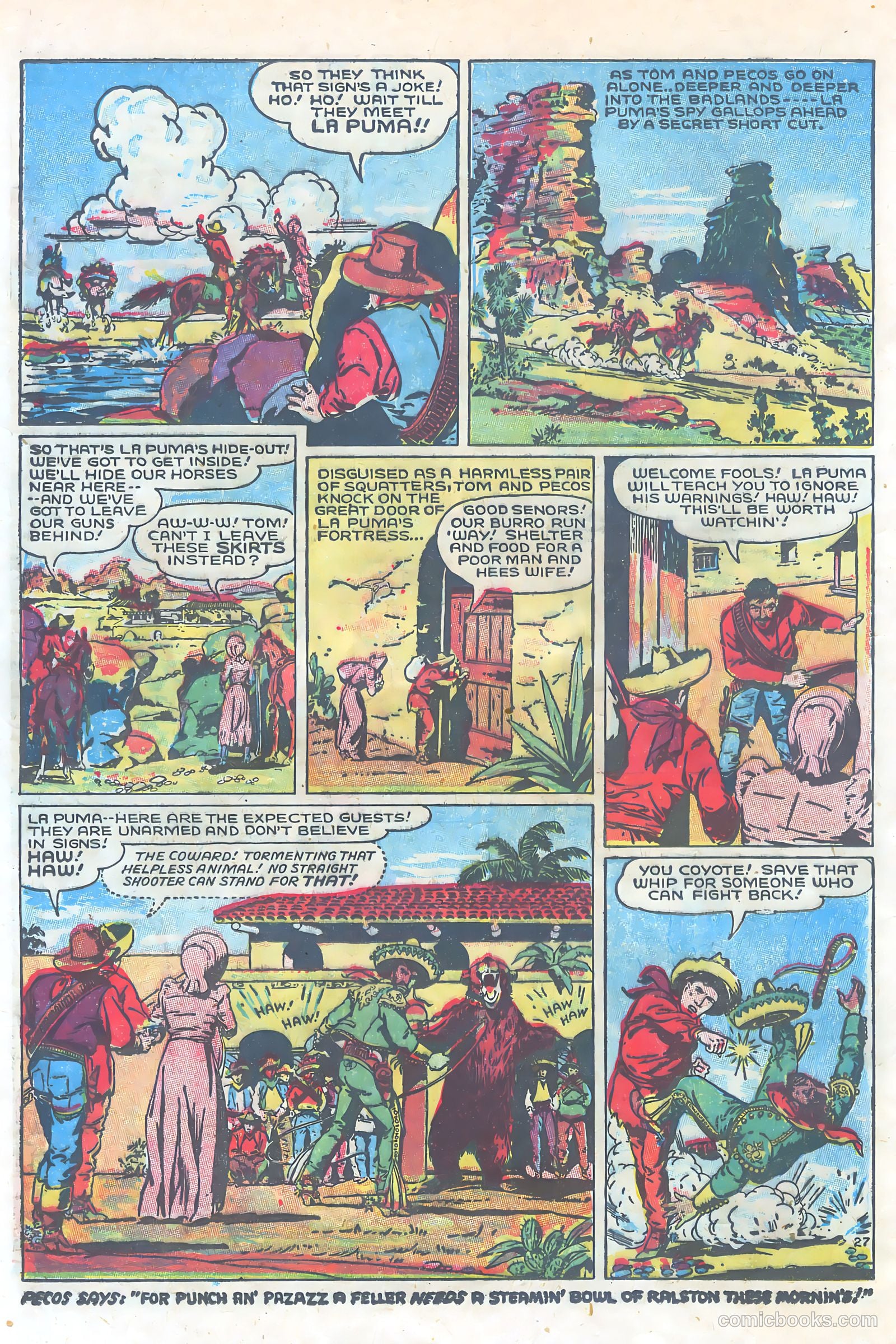 Tom Mix Comics #2 (1940) — page 27 of 35