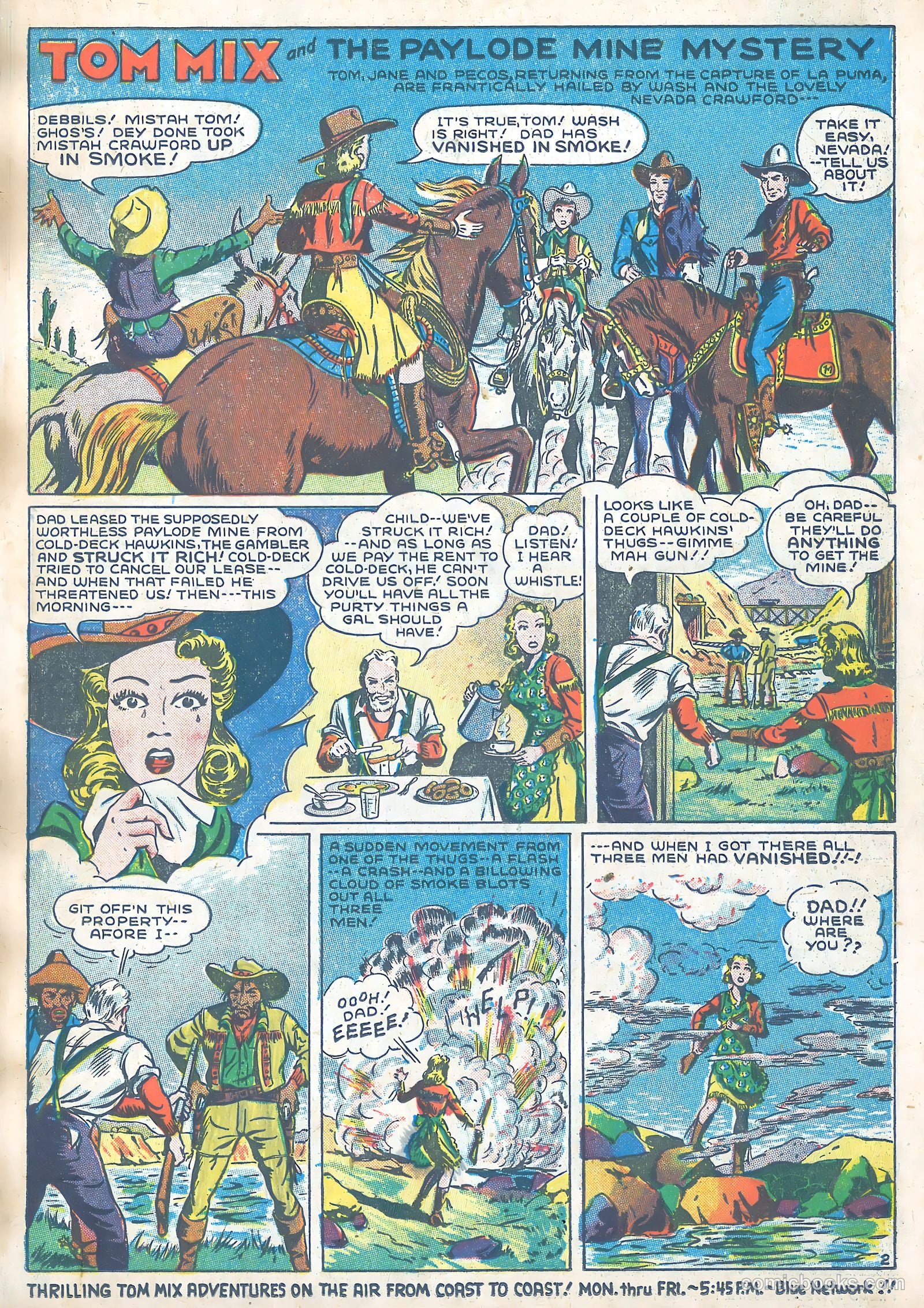 Tom Mix Comics #3 (1941) — page 3 of 33