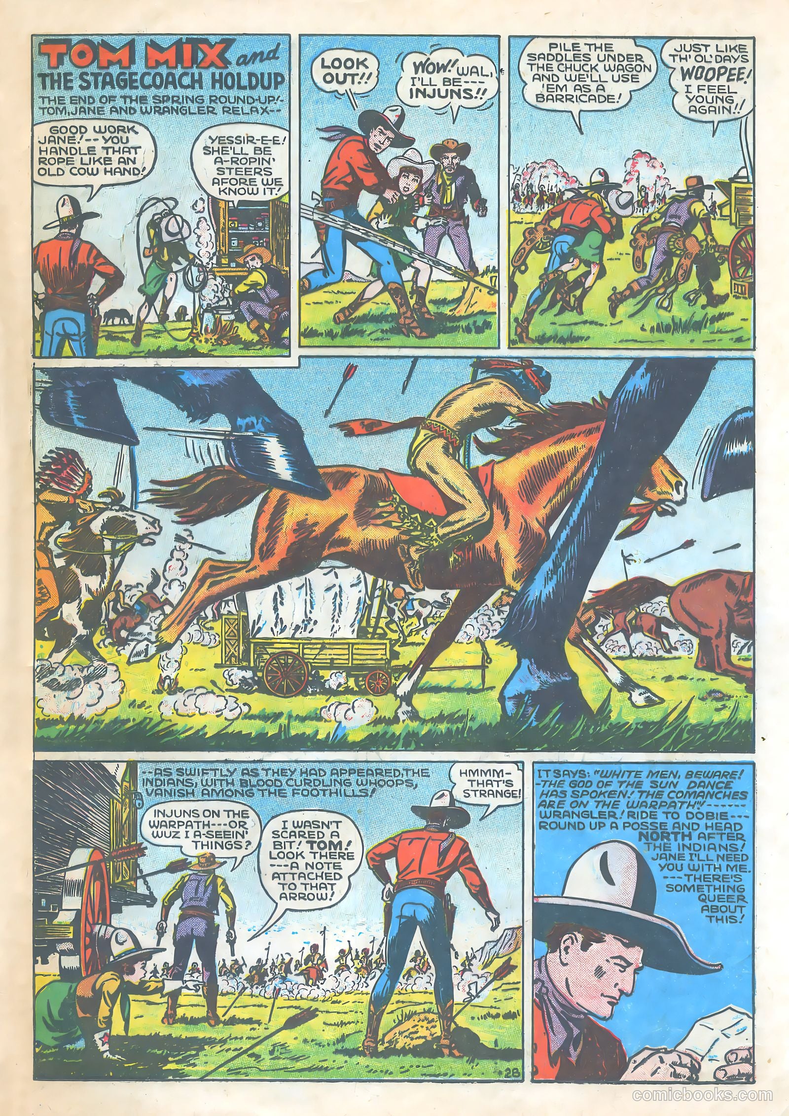 Tom Mix Comics #4 (1941) — page 27 of 34