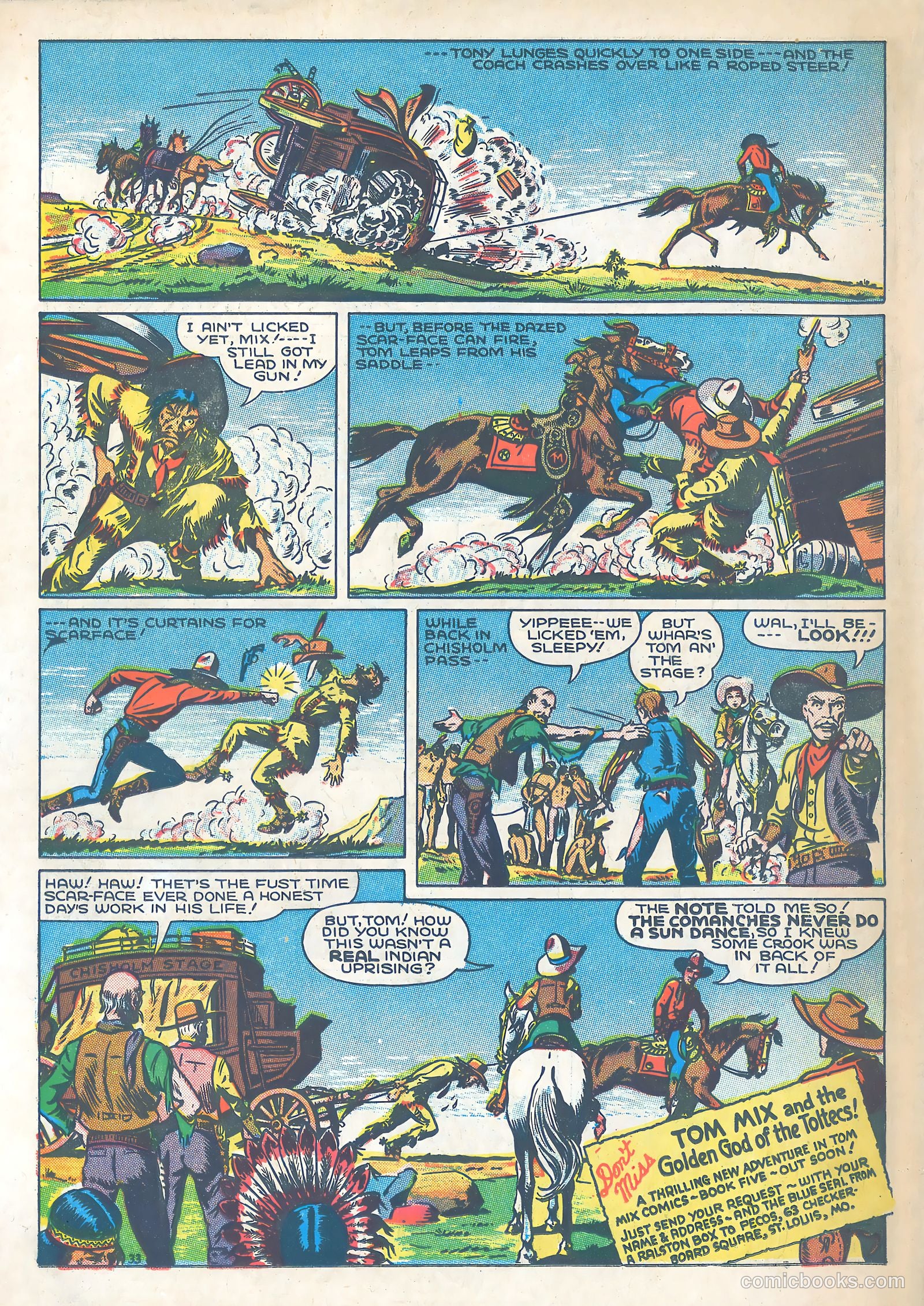 Tom Mix Comics #4 (1941) — page 32 of 34