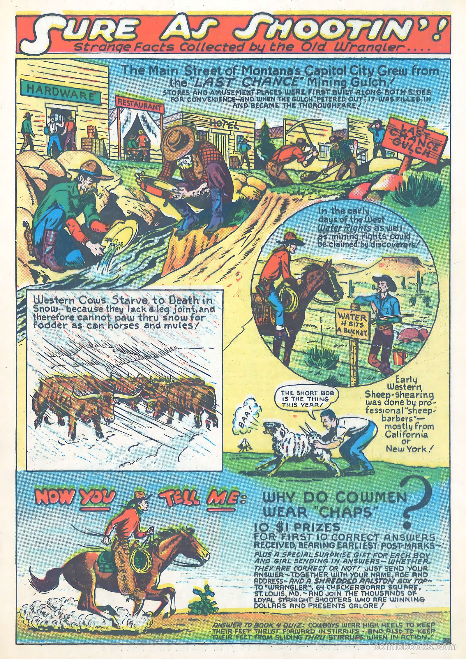Tom Mix Comics #5 (1941) — page 30 of 33