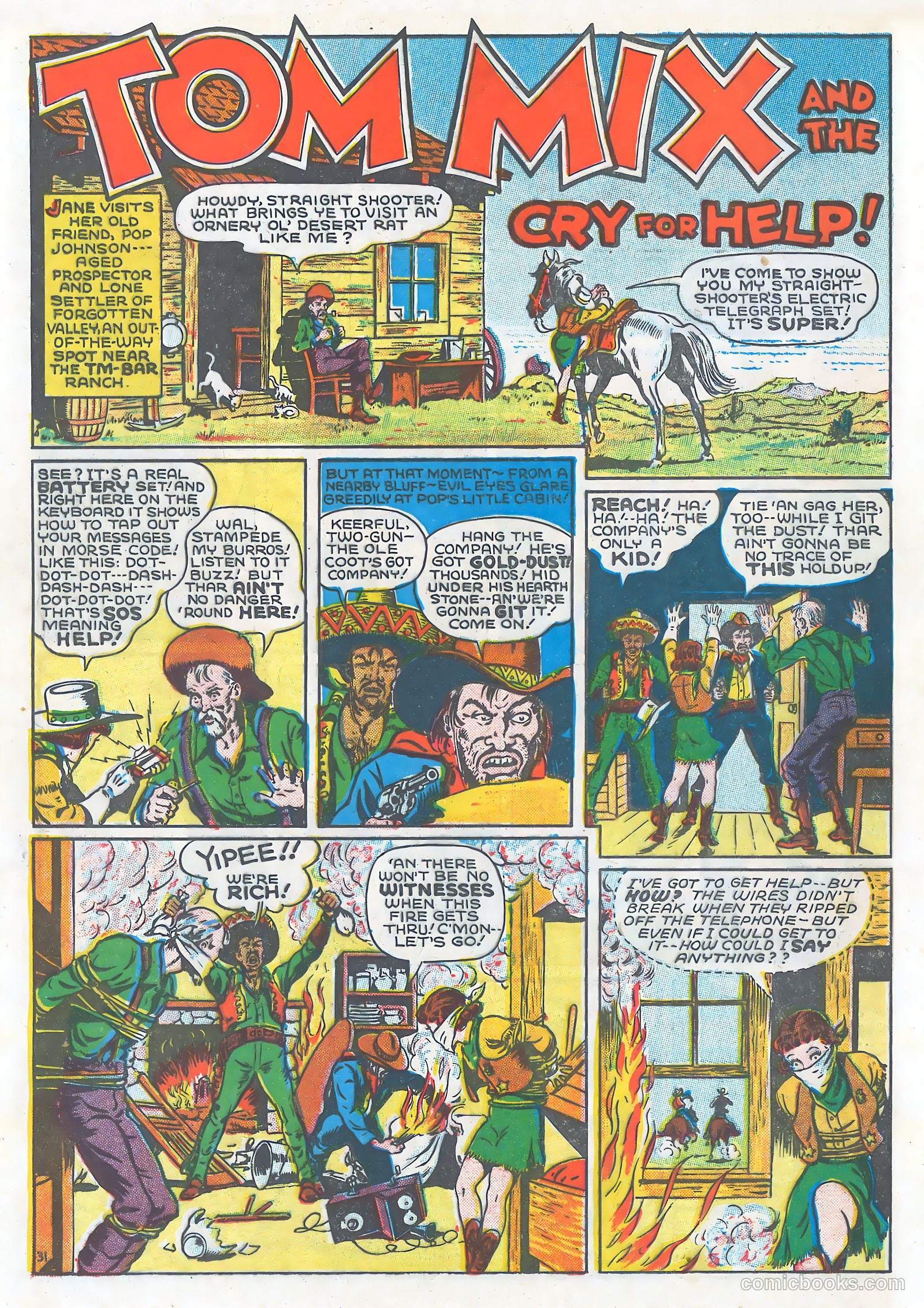 Tom Mix Comics #7 (1941) — page 30 of 35