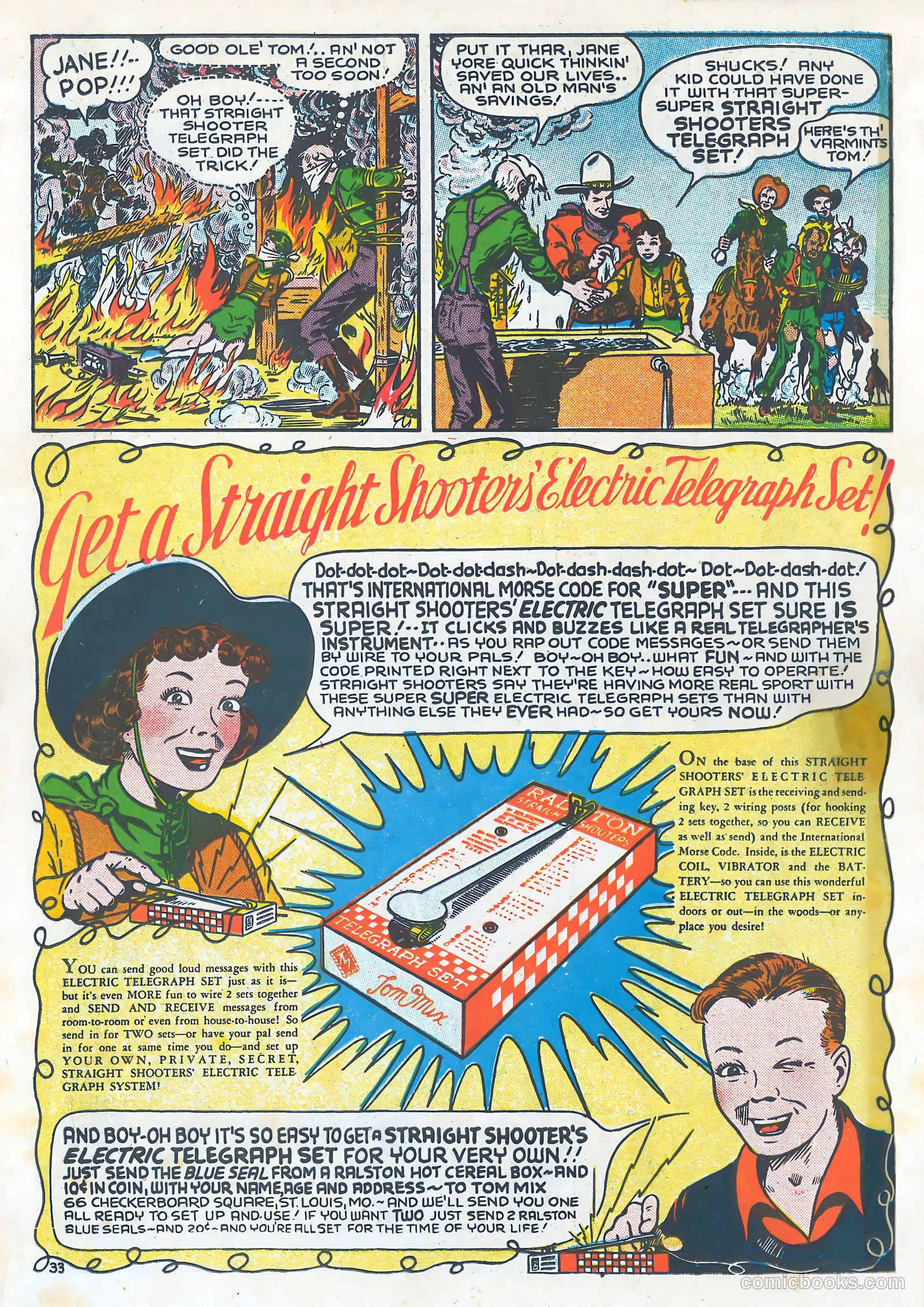 Tom Mix Comics #7 (1941) — page 32 of 35
