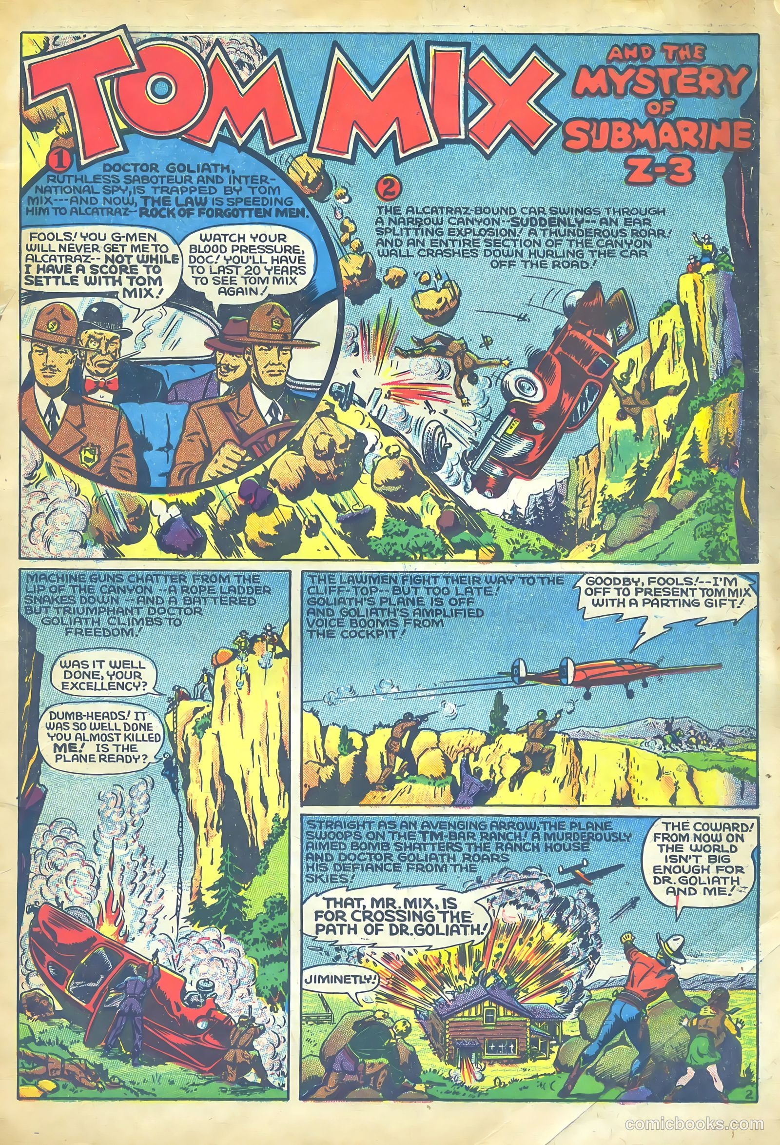 Tom Mix Comics #8 (1942) — page 3 of 37