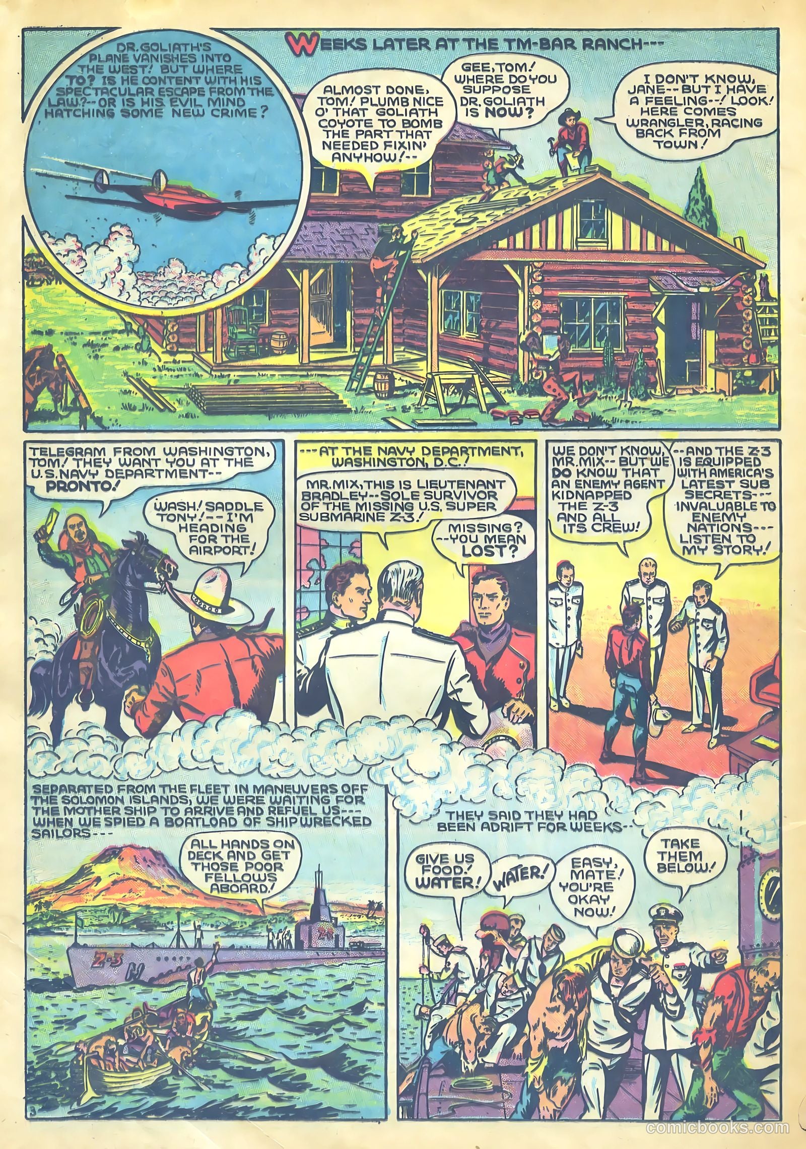 Tom Mix Comics #8 (1942) — page 4 of 37