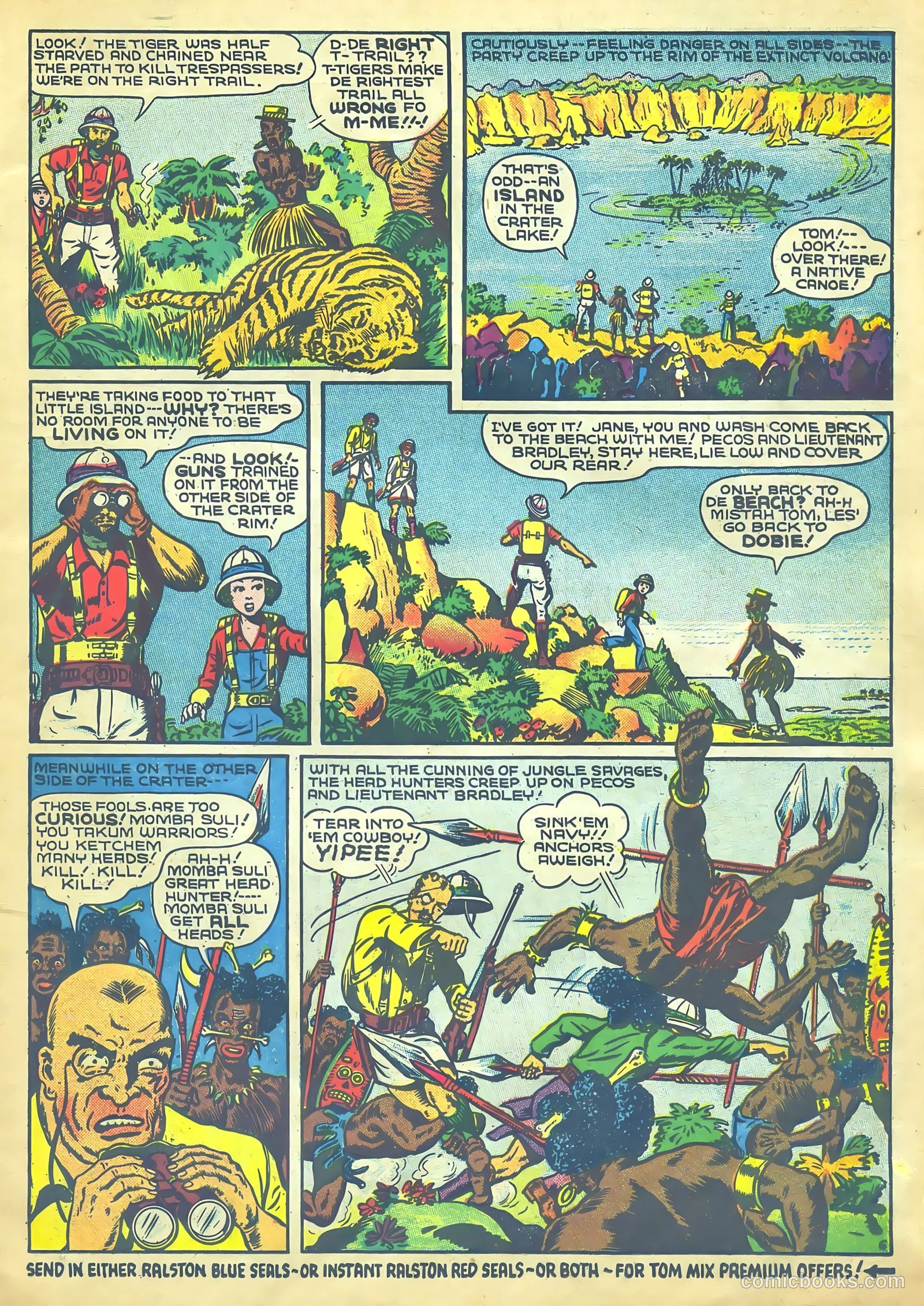 Tom Mix Comics #8 (1942) — page 7 of 37