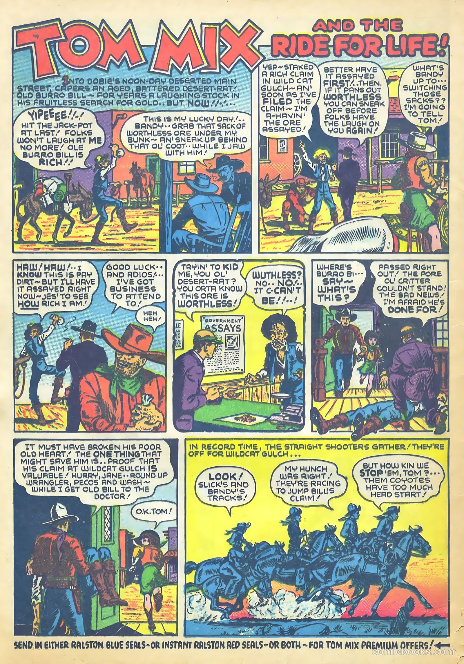 Tom Mix Comics #8 (1942) — page 32 of 37