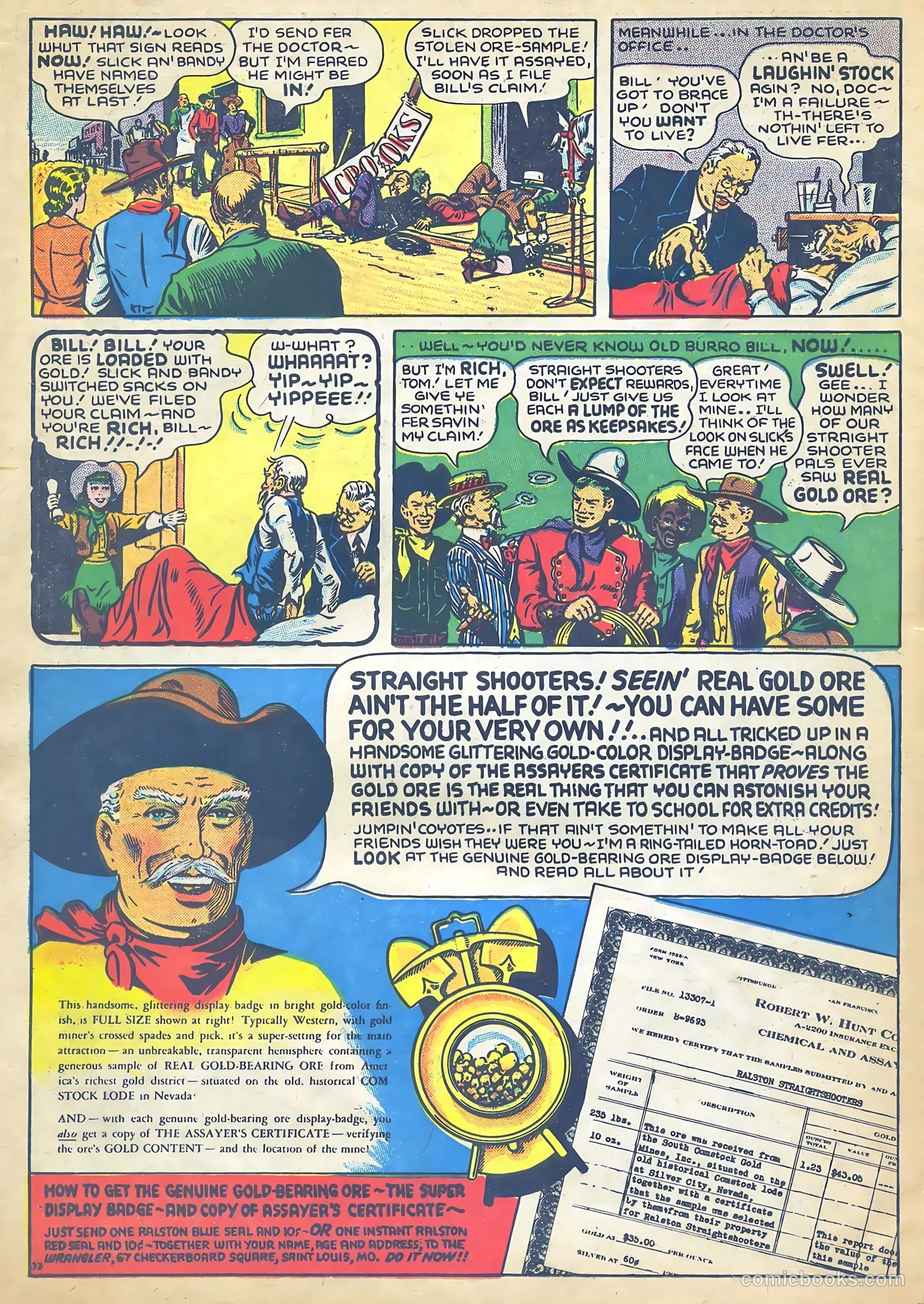 Tom Mix Comics #8 (1942) — page 34 of 37