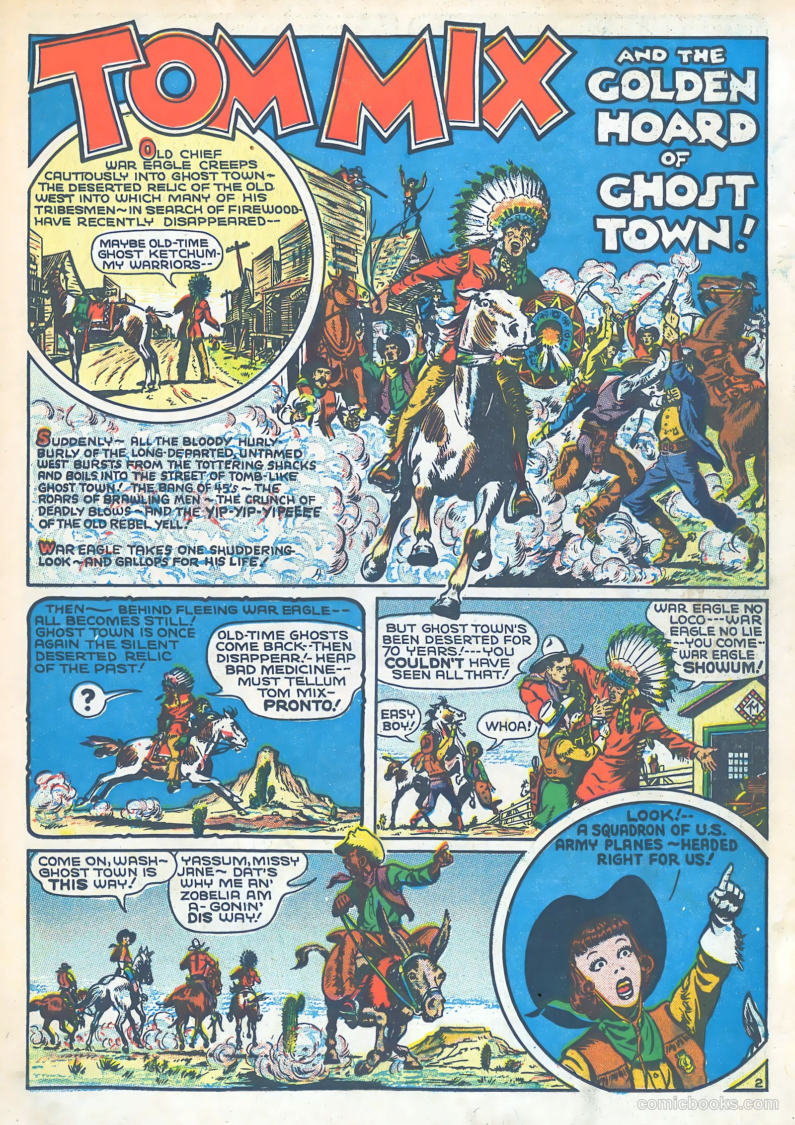 Tom Mix Comics #9 (1942) — page 3 of 34