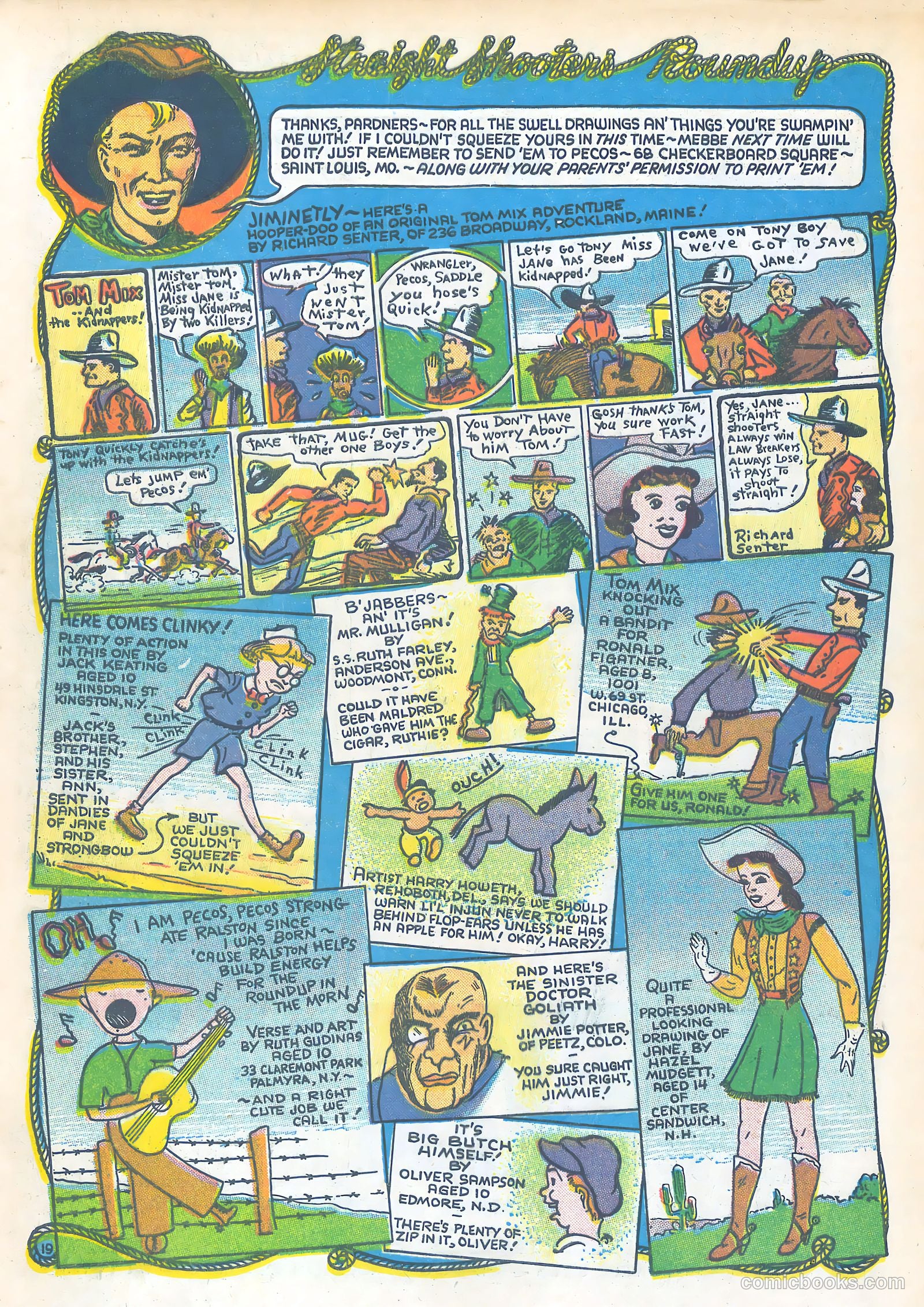 Tom Mix Comics #9 (1942) — page 19 of 34