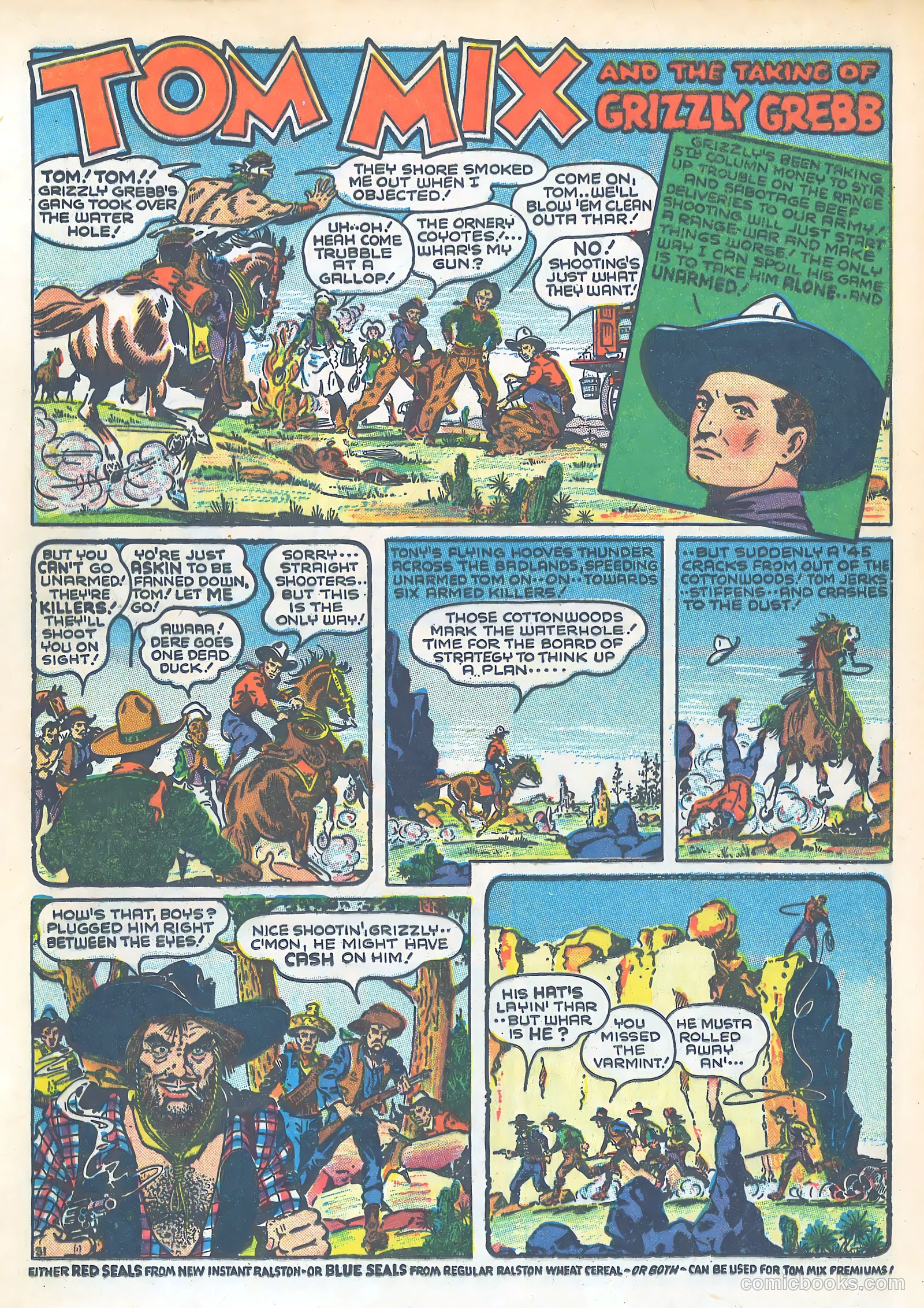 Tom Mix Comics #9 (1942) — page 30 of 34