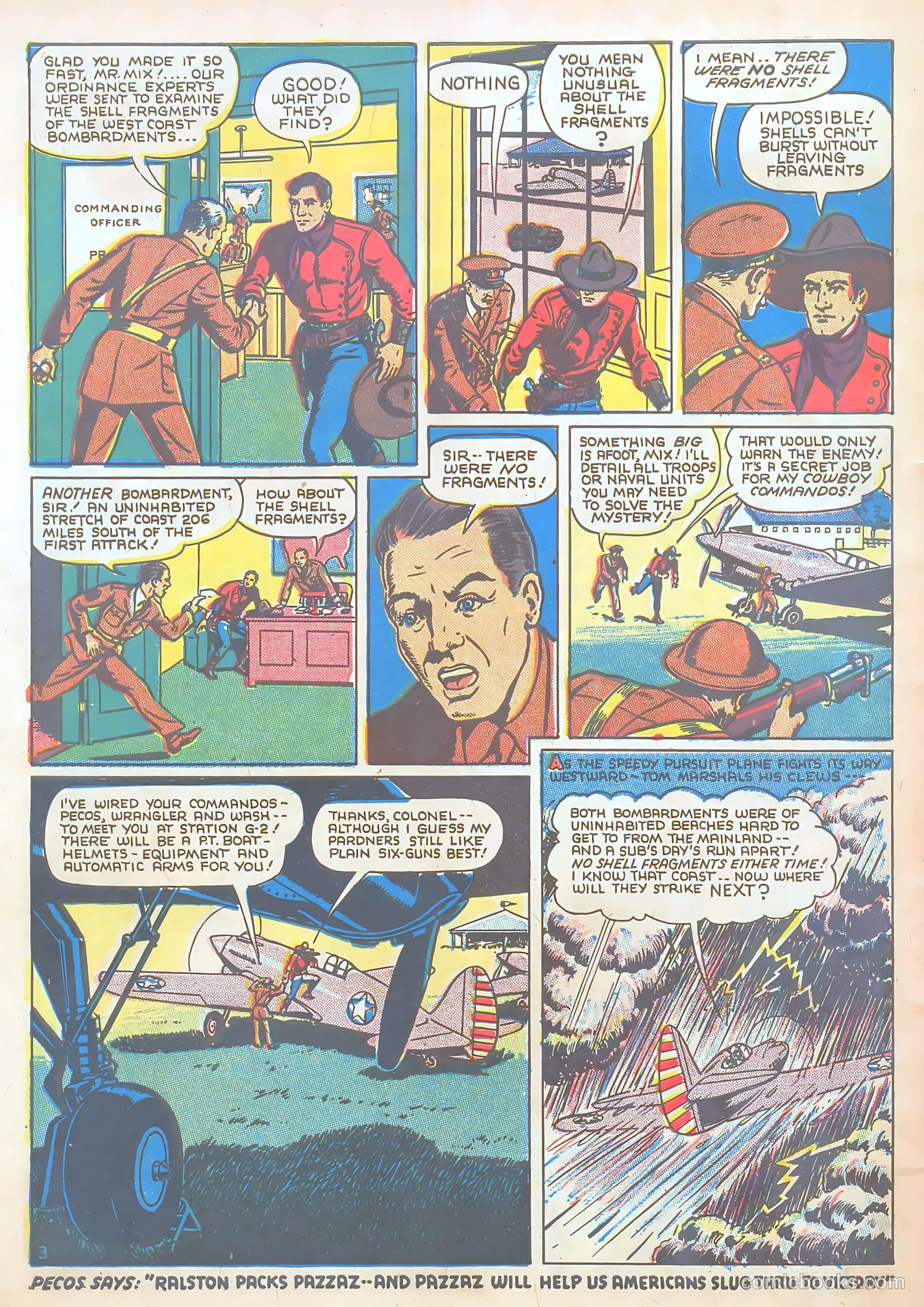 Tom Mix Commandos Comics #10 (1942) — page 4 of 35