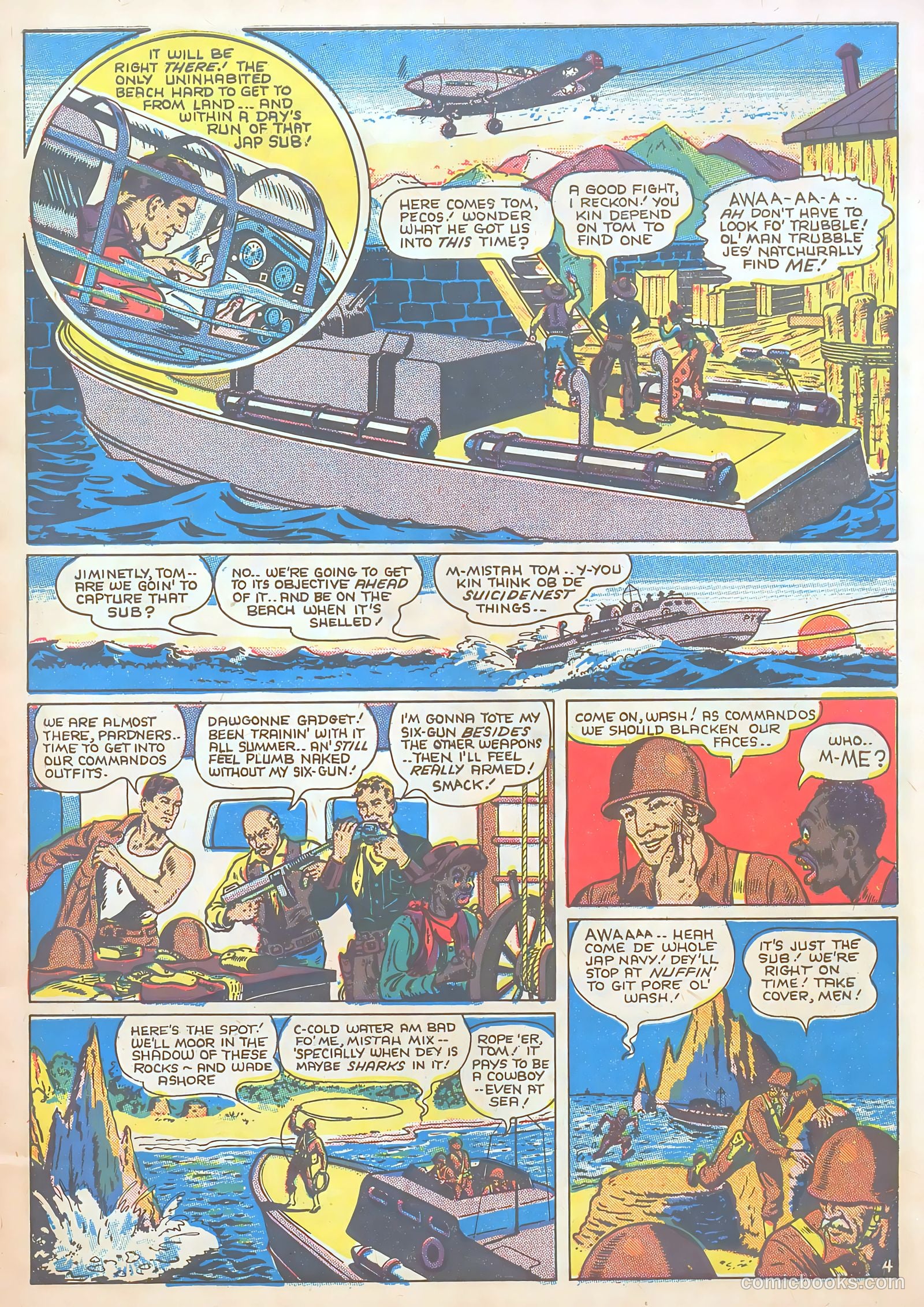 Tom Mix Commandos Comics #10 (1942) — page 5 of 35