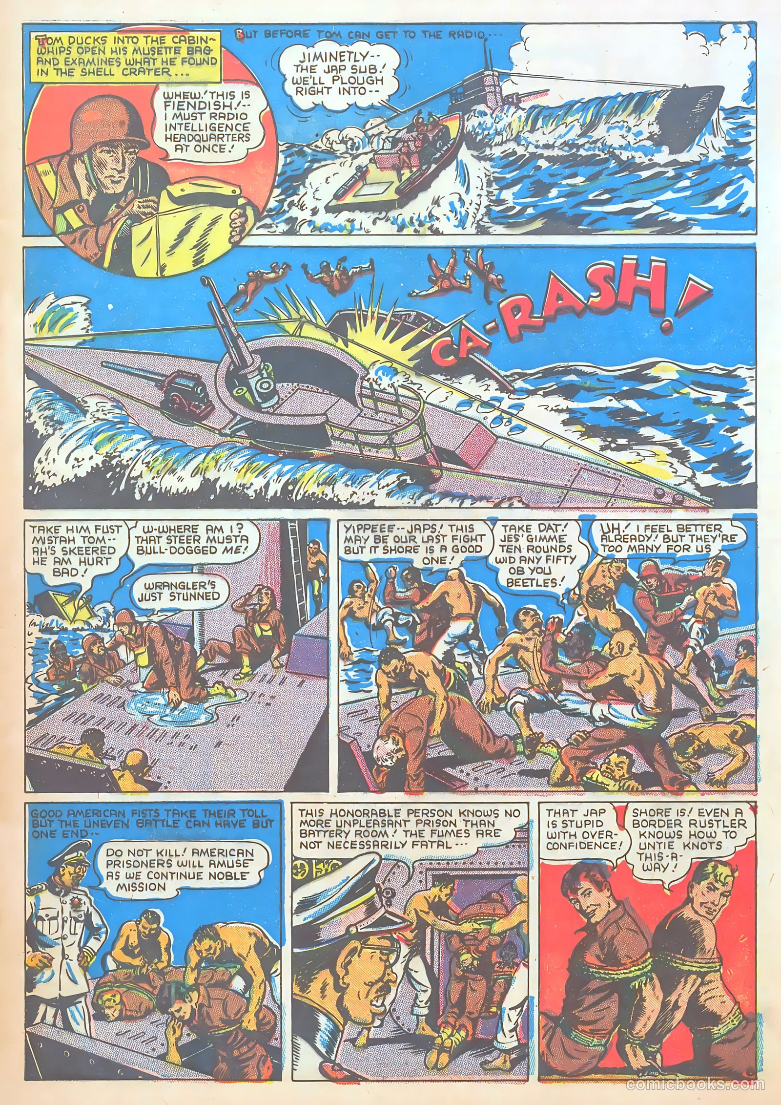 Tom Mix Commandos Comics #10 (1942) — page 7 of 35