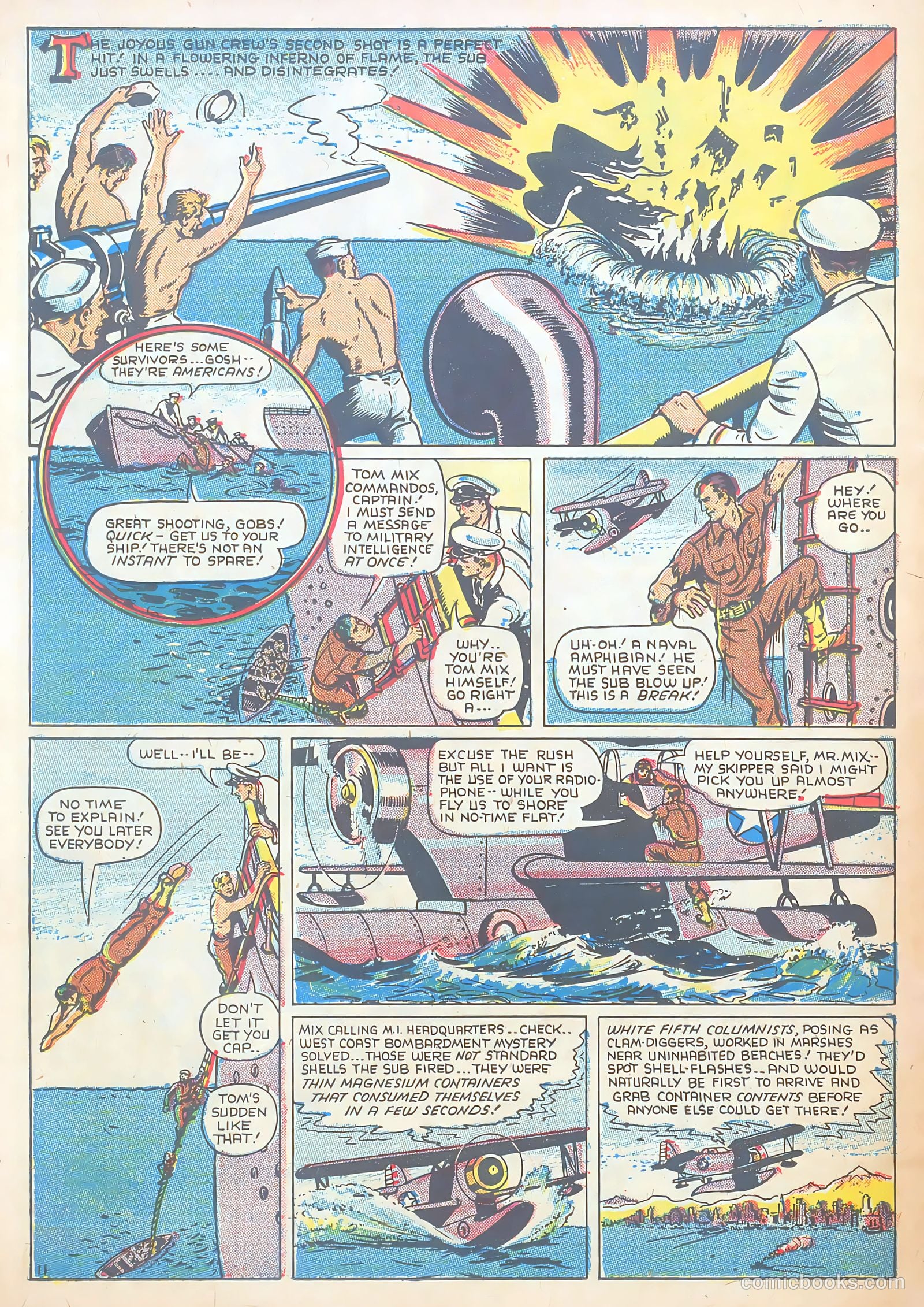 Tom Mix Commandos Comics #10 (1942) — page 12 of 35