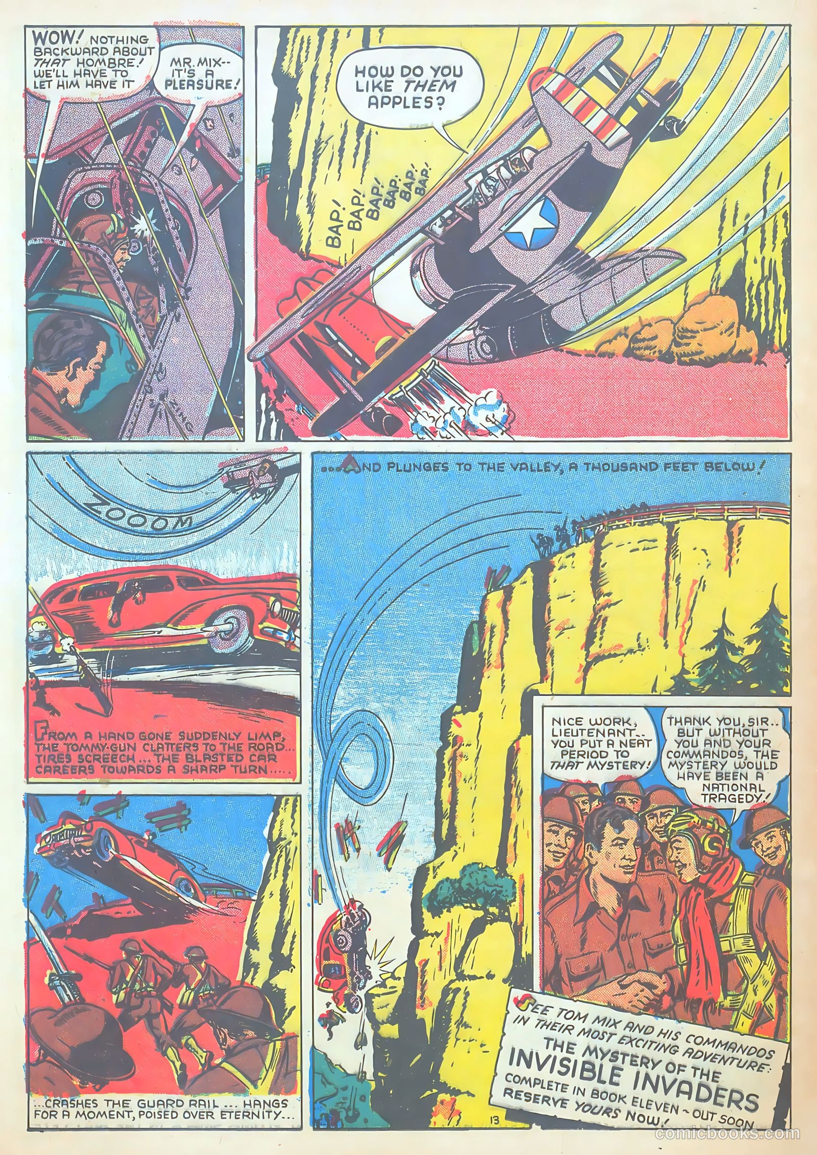 Tom Mix Commandos Comics #10 (1942) — page 14 of 35