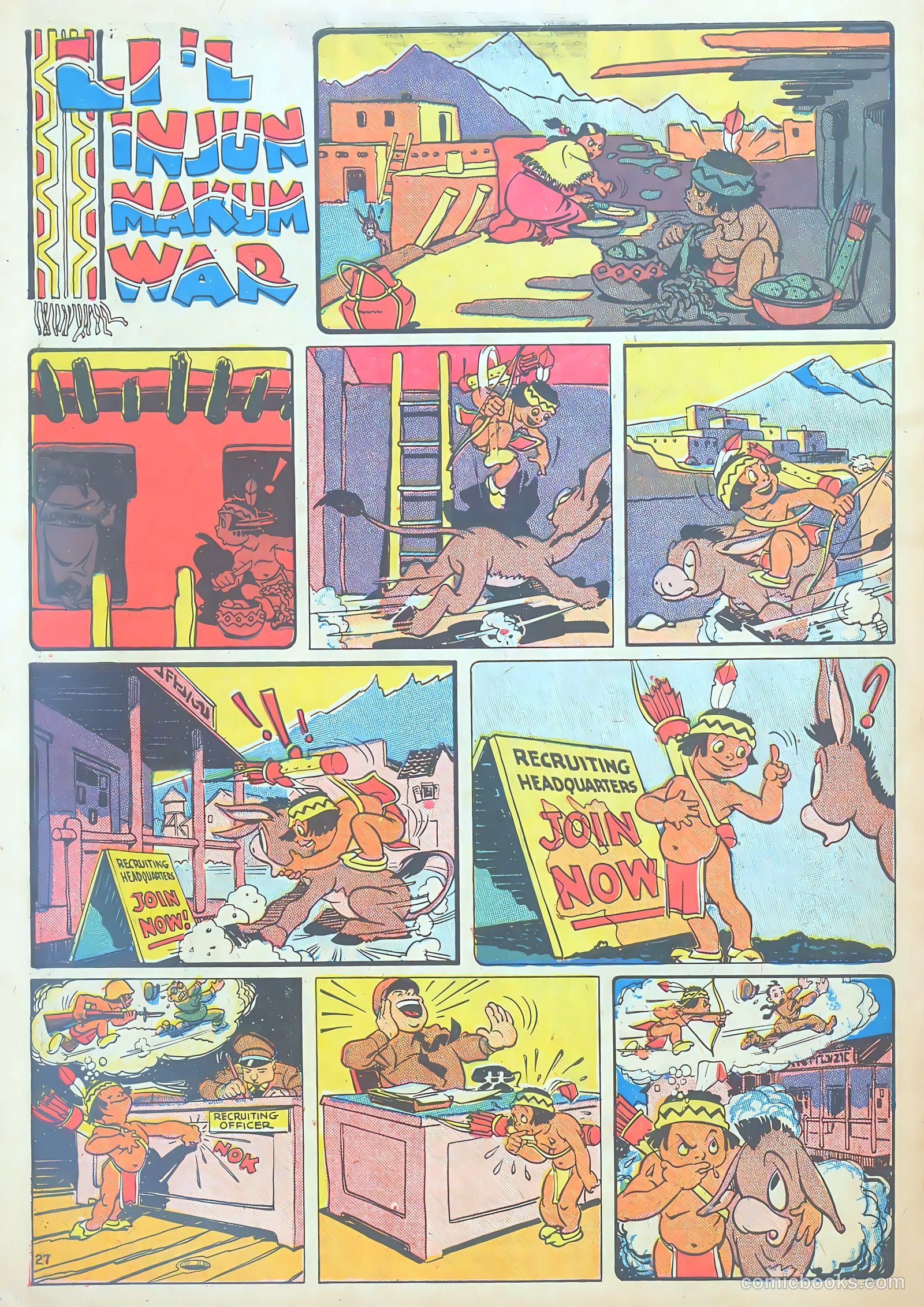 Tom Mix Commandos Comics #10 (1942) — page 27 of 35