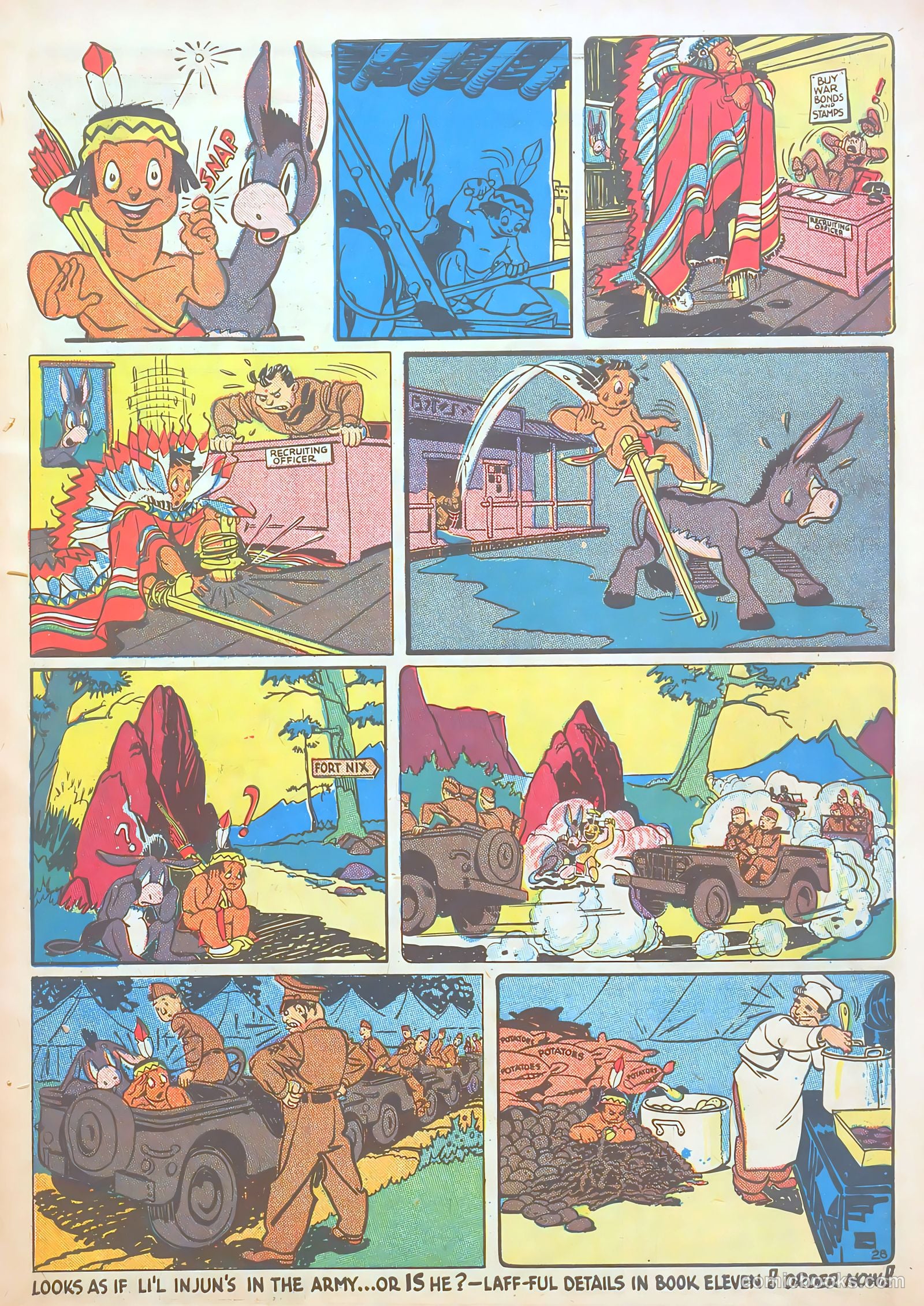 Tom Mix Commandos Comics #10 (1942) — page 28 of 35