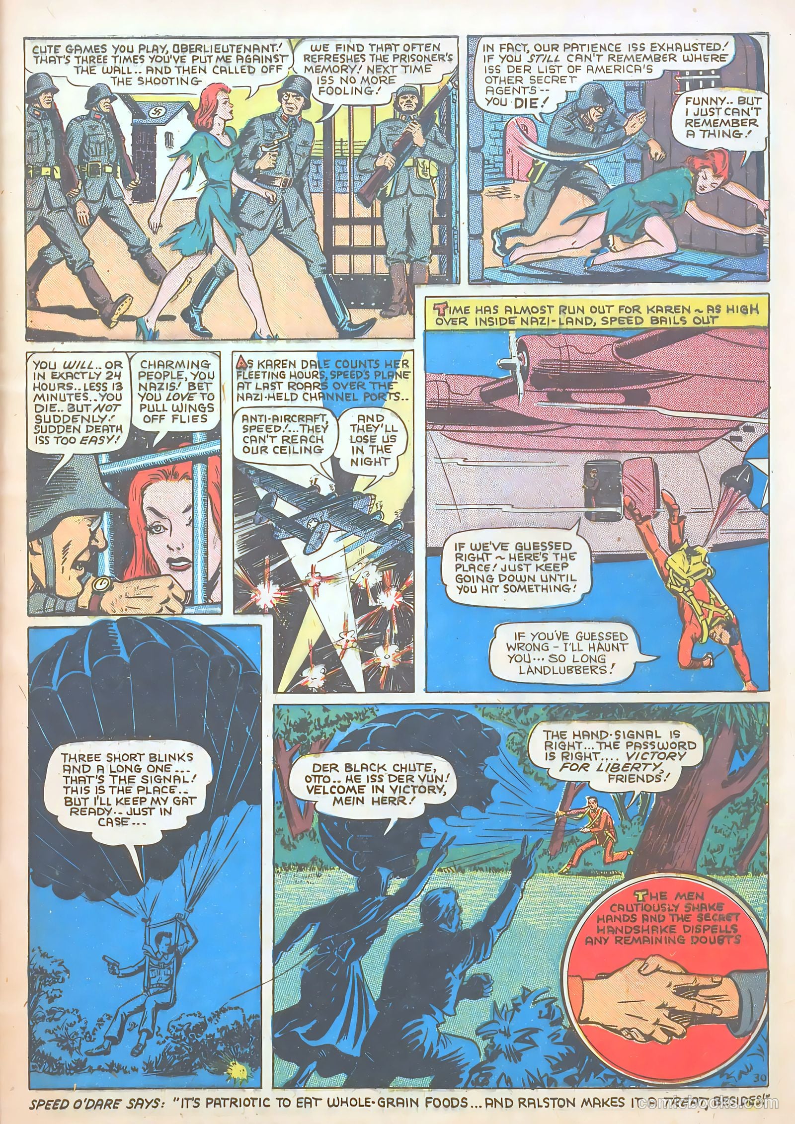 Tom Mix Commandos Comics #10 (1942) — page 30 of 35