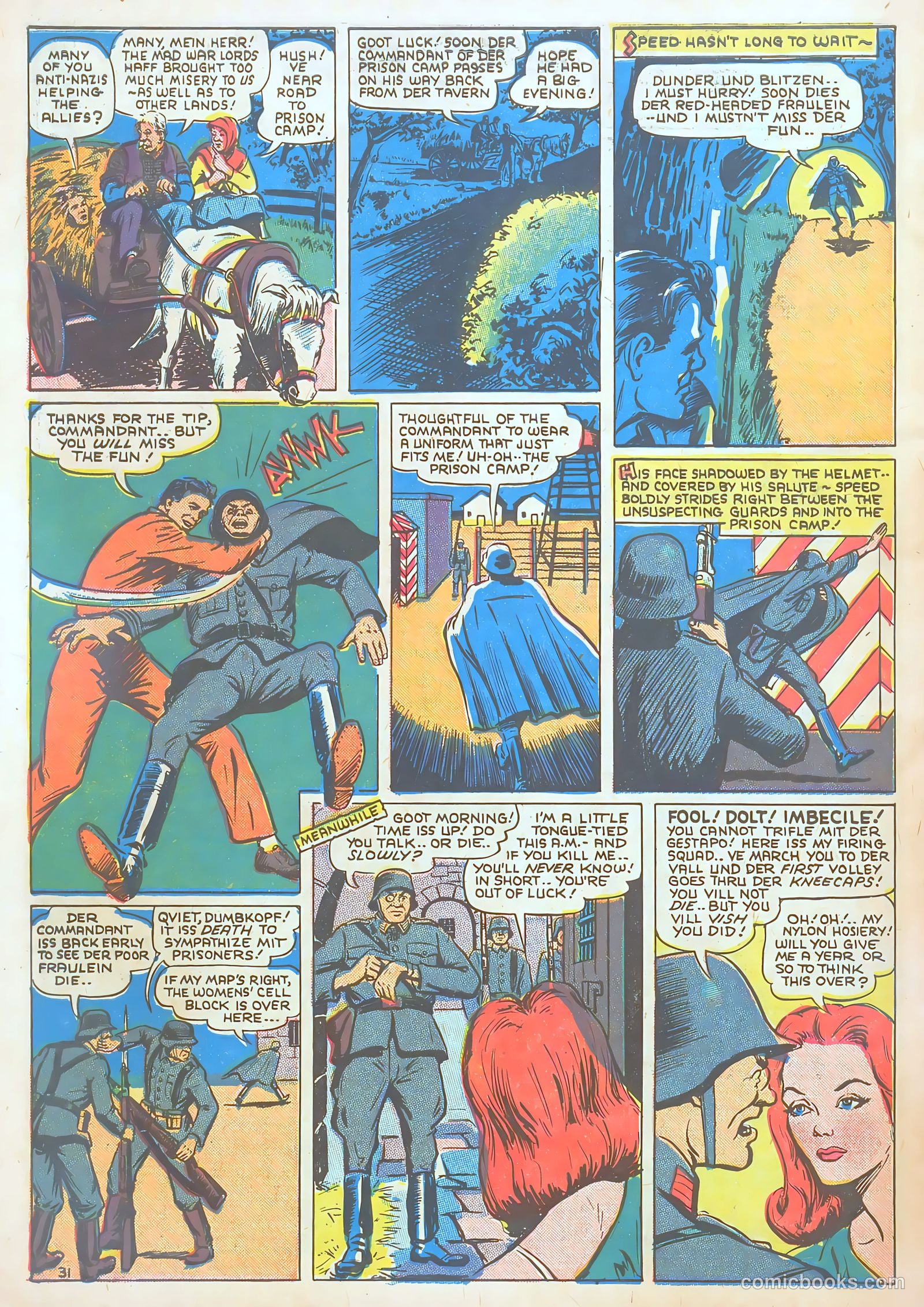Tom Mix Commandos Comics #10 (1942) — page 31 of 35