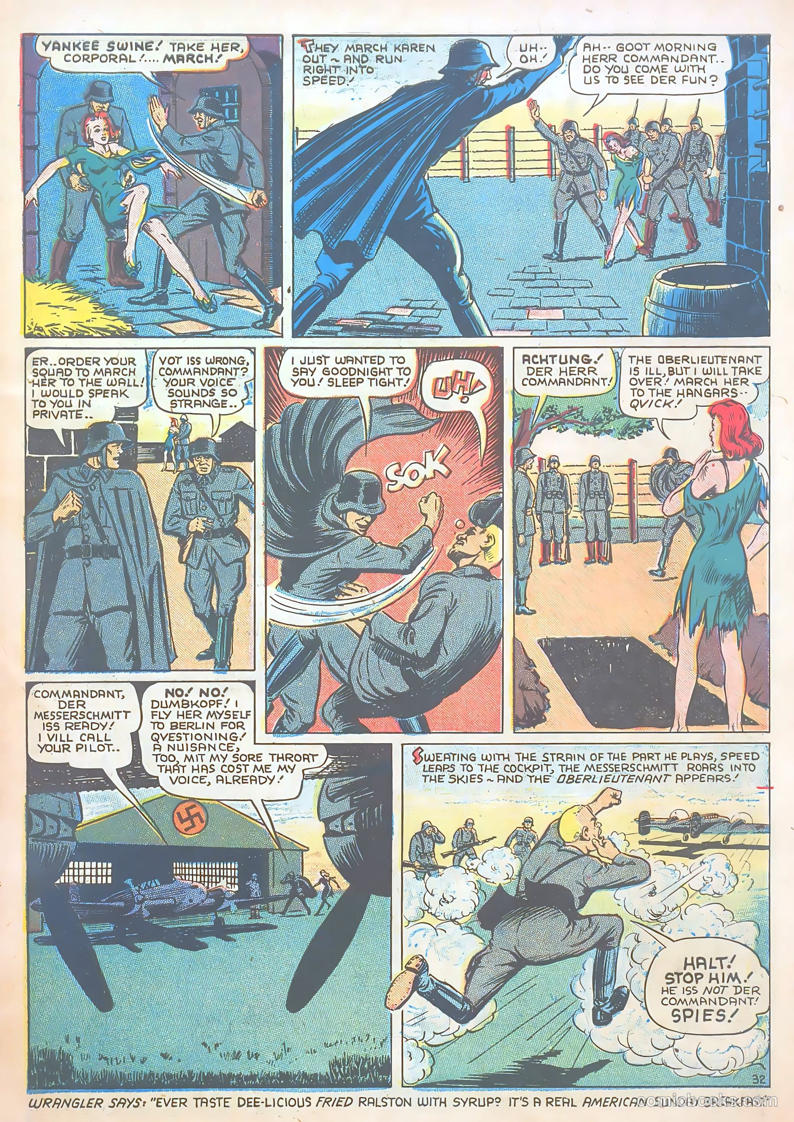Tom Mix Commandos Comics #10 (1942) — page 32 of 35