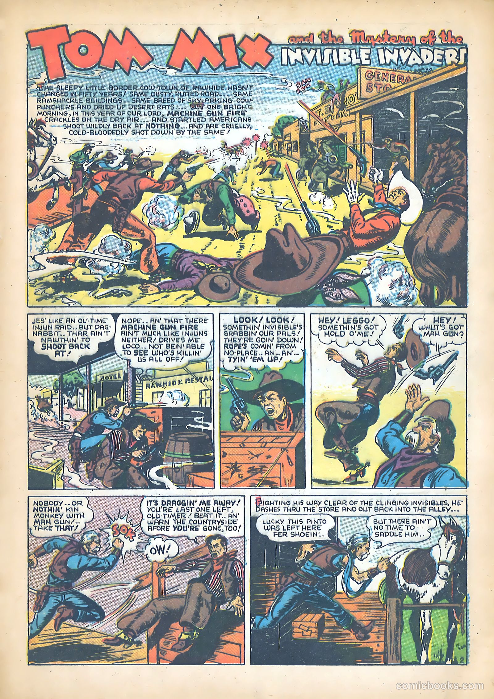 Tom Mix Commandos Comics #11 (1942) — page 3 of 35