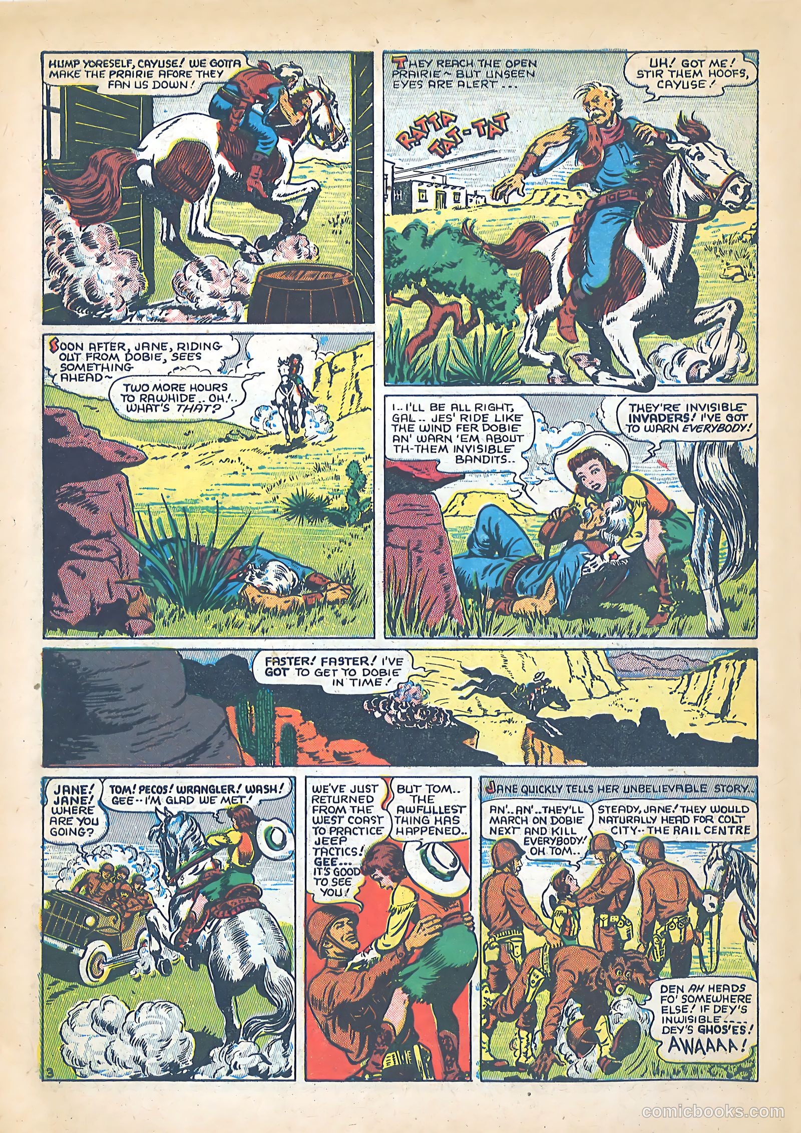 Tom Mix Commandos Comics #11 (1942) — page 4 of 35