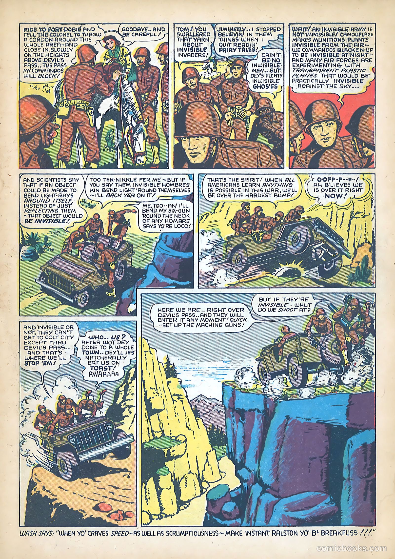 Tom Mix Commandos Comics #11 (1942) — page 5 of 35