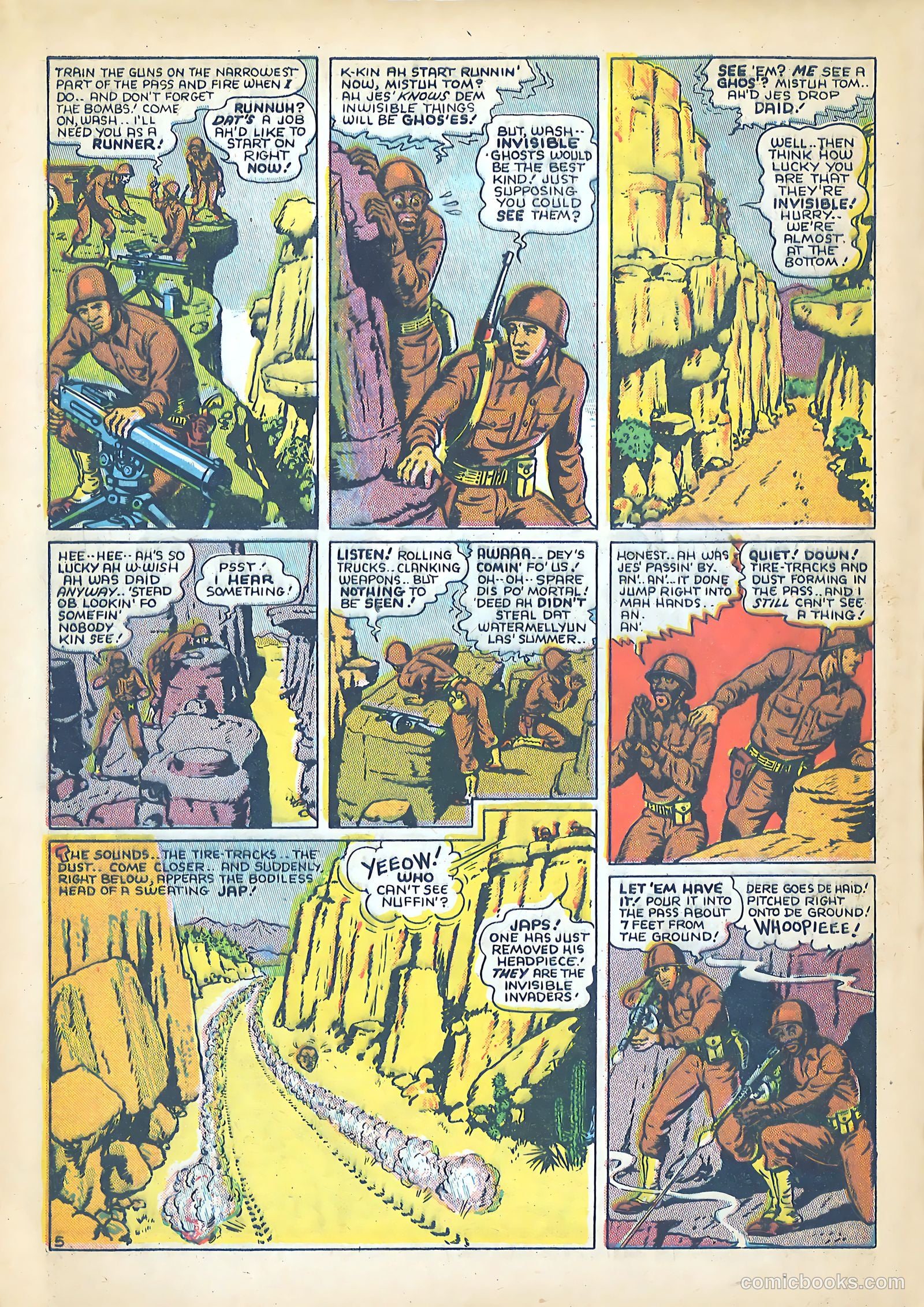 Tom Mix Commandos Comics #11 (1942) — page 6 of 35