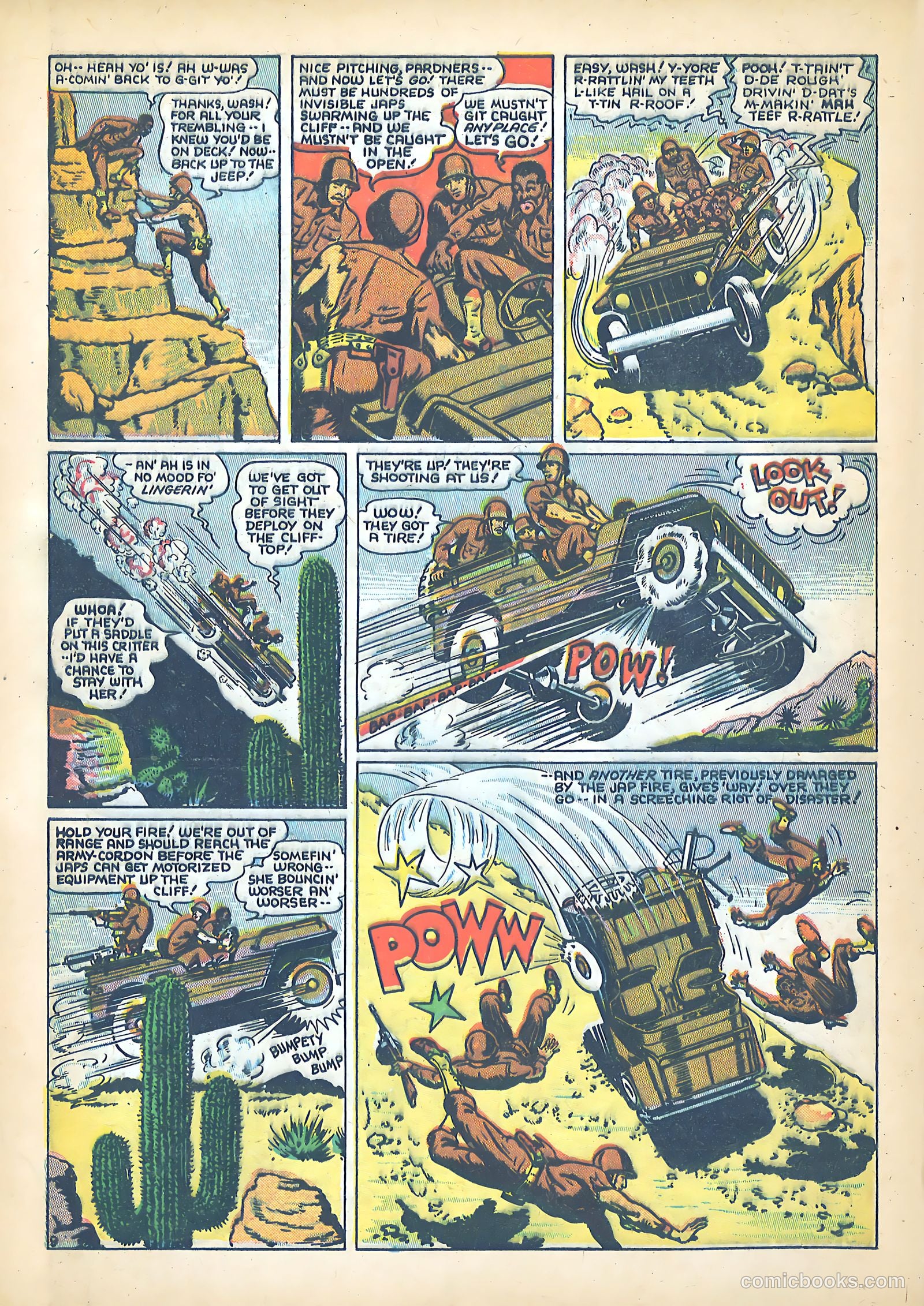 Tom Mix Commandos Comics #11 (1942) — page 10 of 35