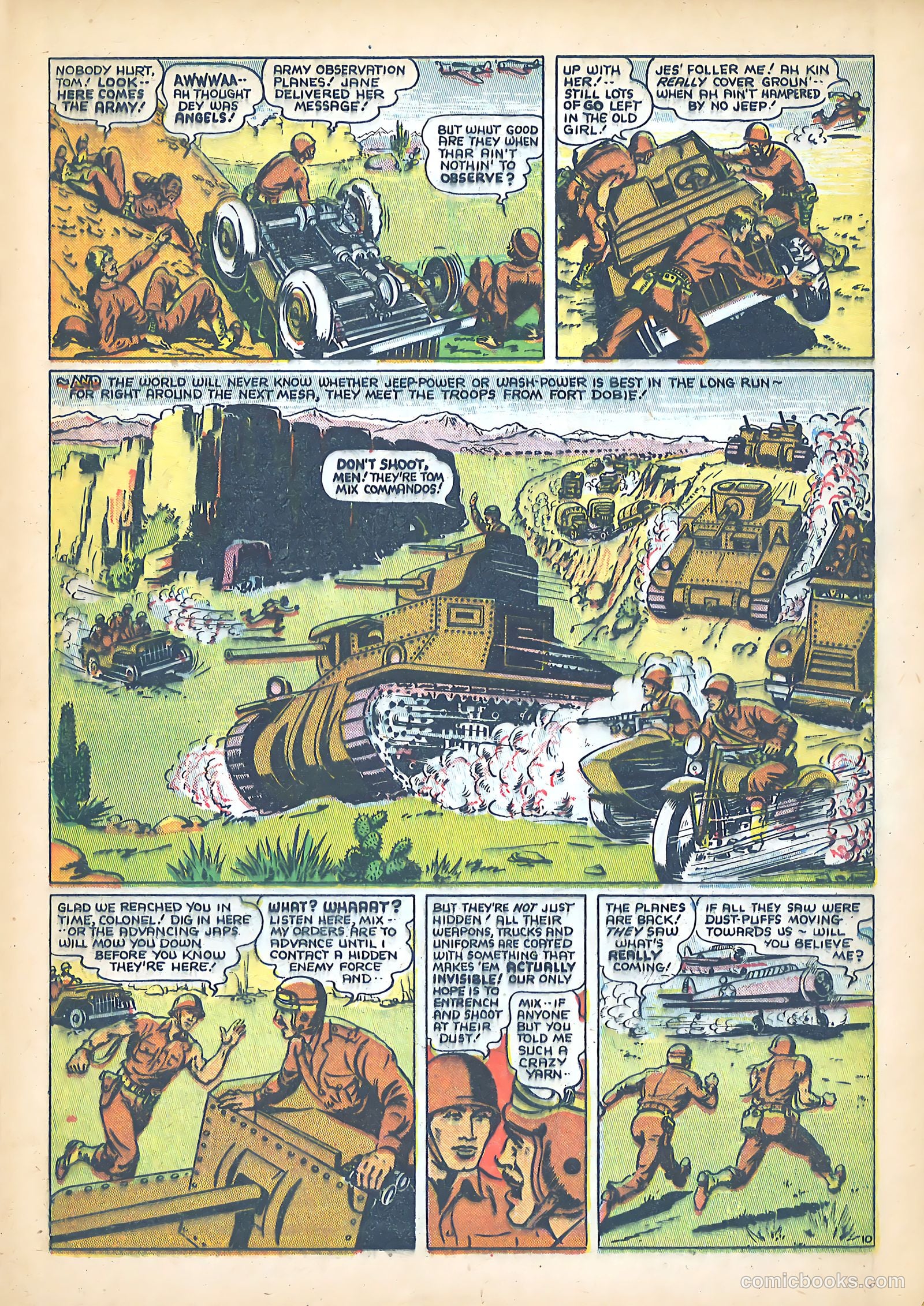 Tom Mix Commandos Comics #11 (1942) — page 11 of 35