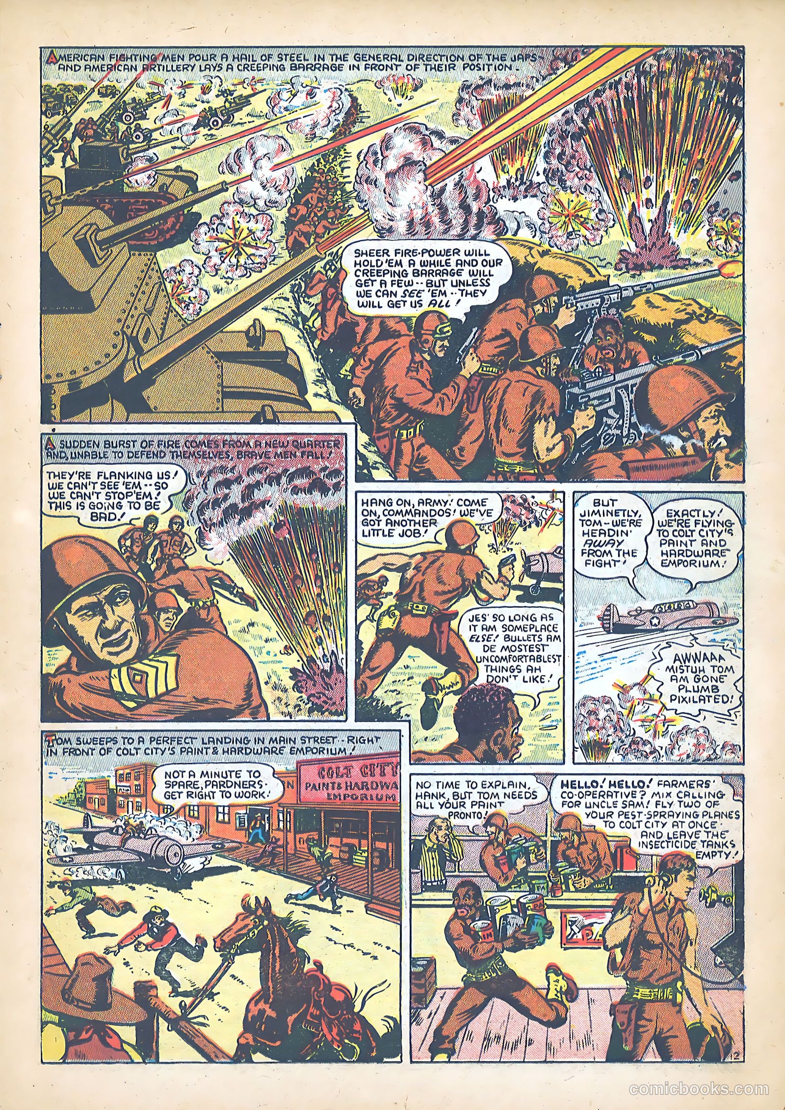 Tom Mix Commandos Comics #11 (1942) — page 13 of 35