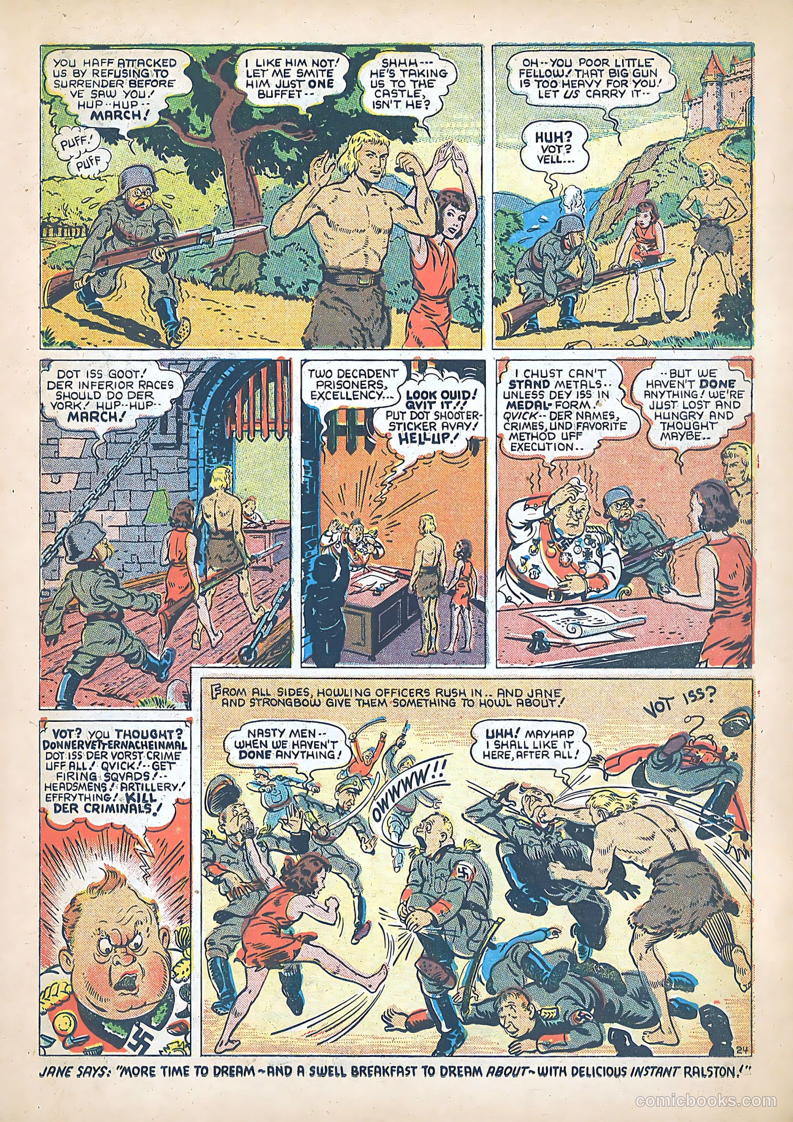 Tom Mix Commandos Comics #11 (1942) — page 24 of 35