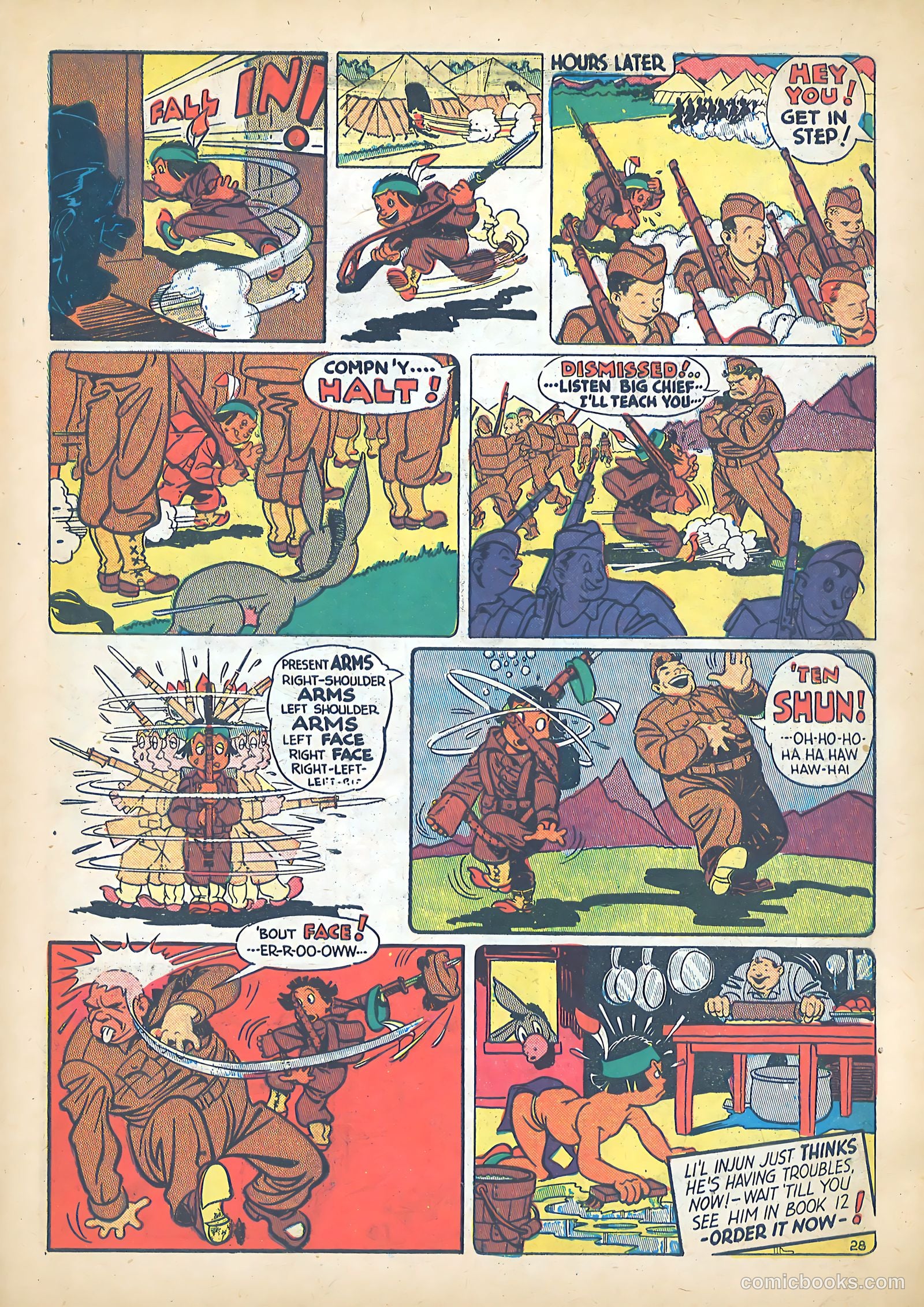 Tom Mix Commandos Comics #11 (1942) — page 28 of 35