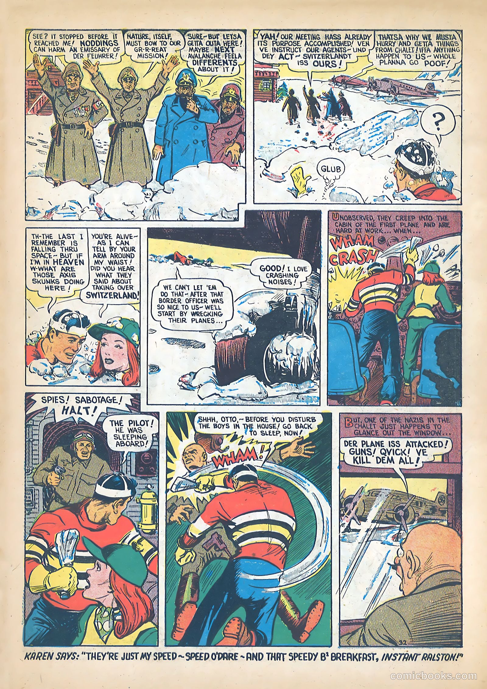 Tom Mix Commandos Comics #11 (1942) — page 32 of 35