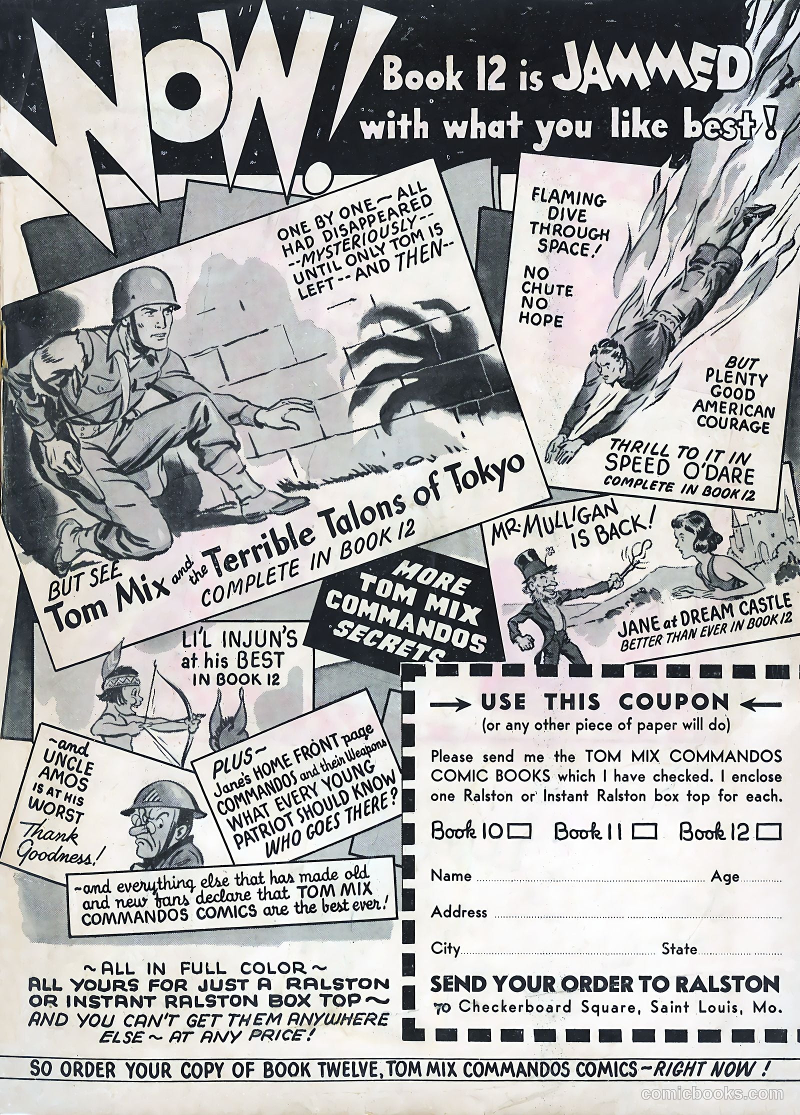 Tom Mix Commandos Comics #11 (1942) — page 34 of 35
