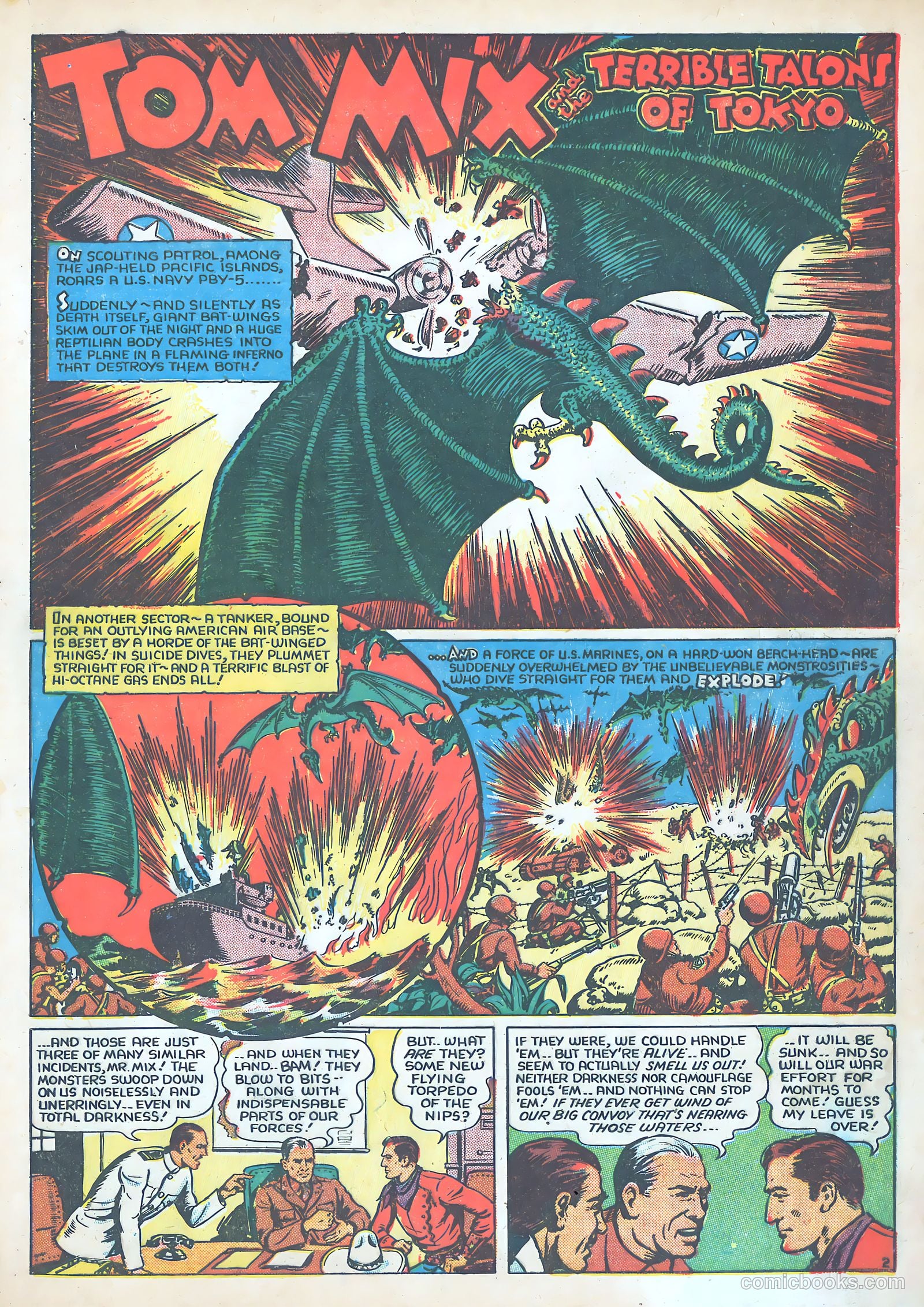 Tom Mix Commandos Comics #12 (1942) — page 3 of 35