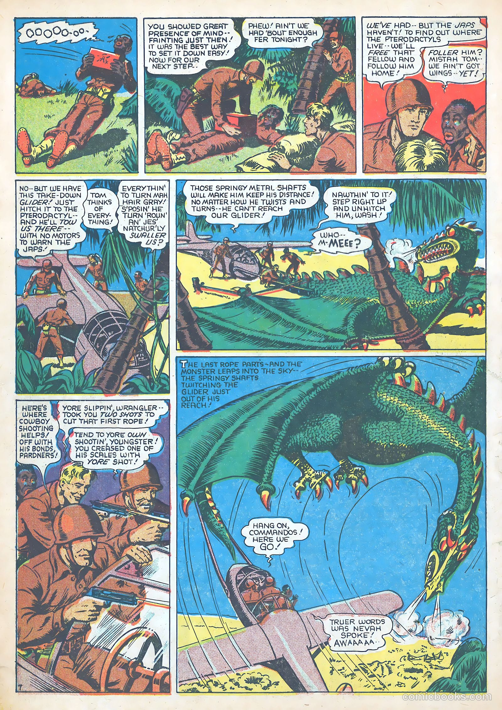 Tom Mix Commandos Comics #12 (1942) — page 8 of 35