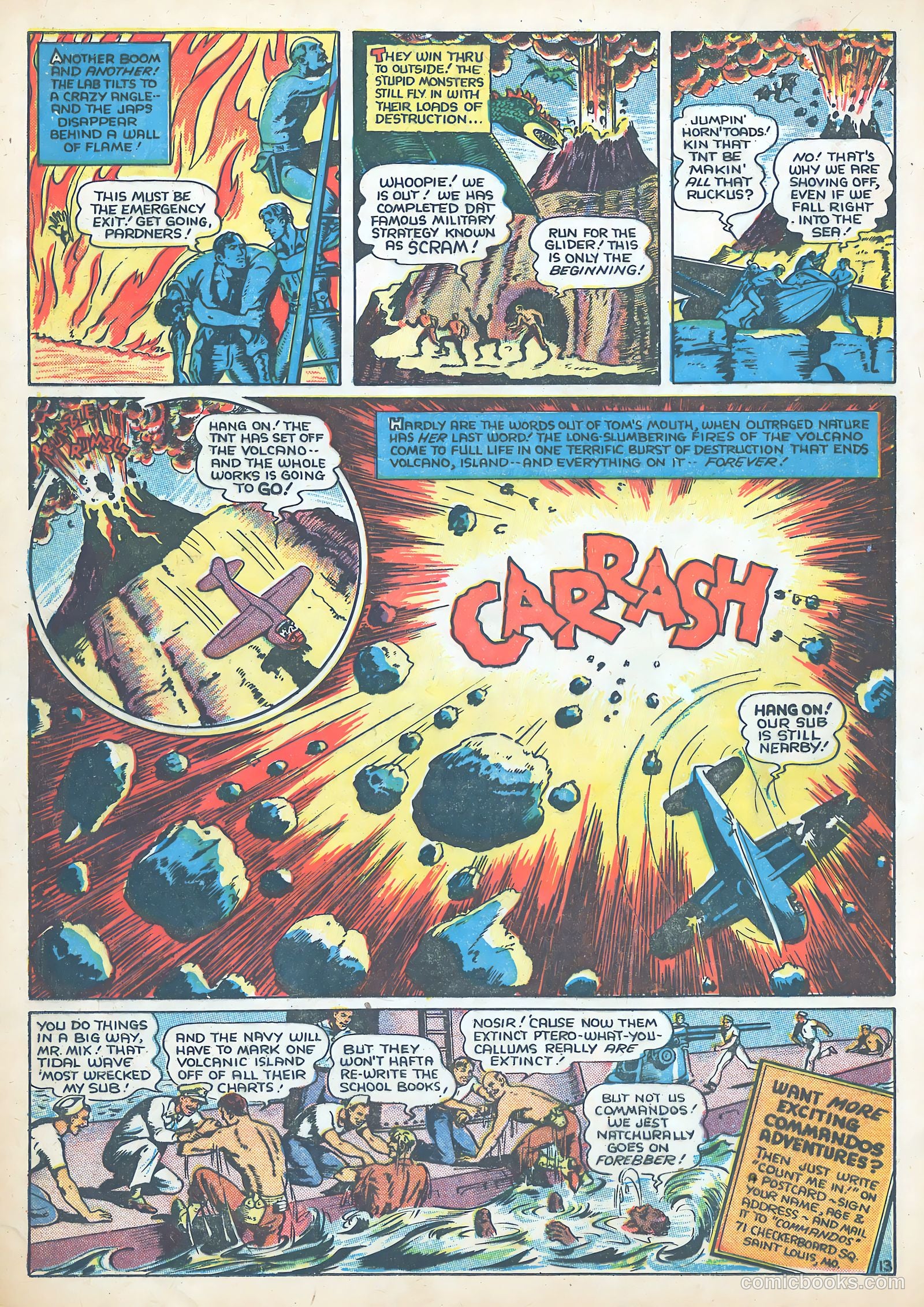 Tom Mix Commandos Comics #12 (1942) — page 14 of 35