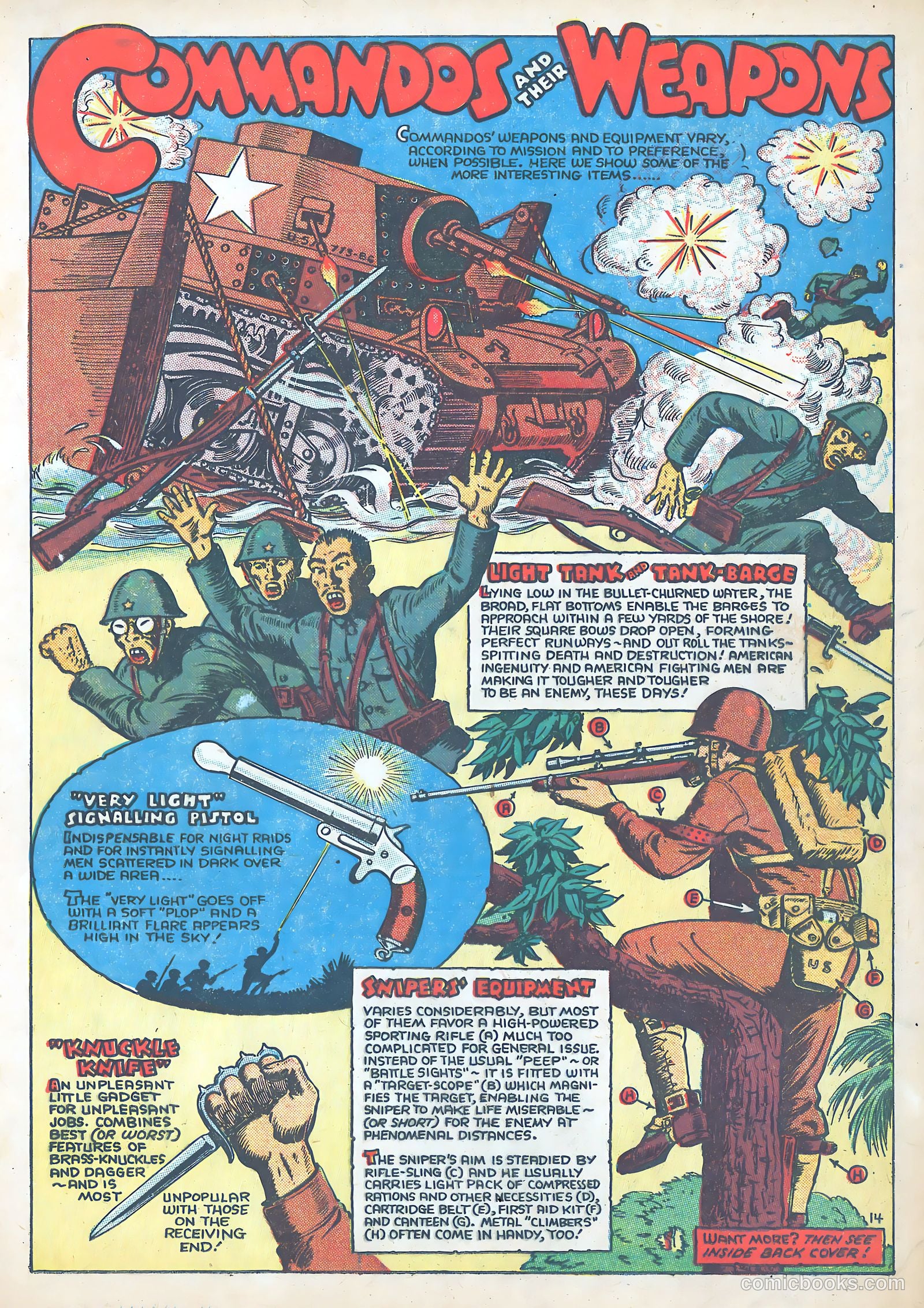 Tom Mix Commandos Comics #12 (1942) — page 15 of 35